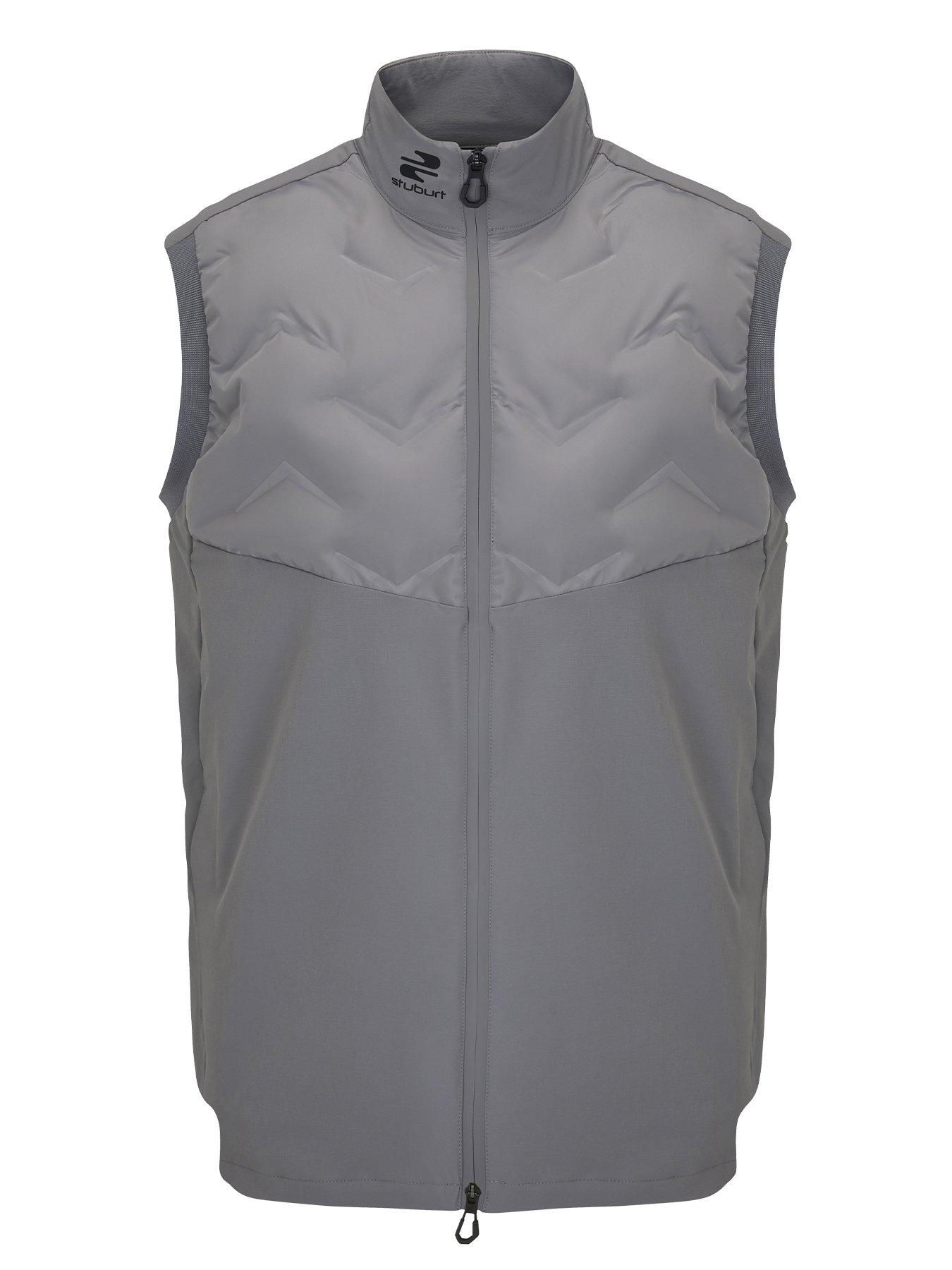 Stuburt Mens Golf Dunlin Padded Gilet - Grey