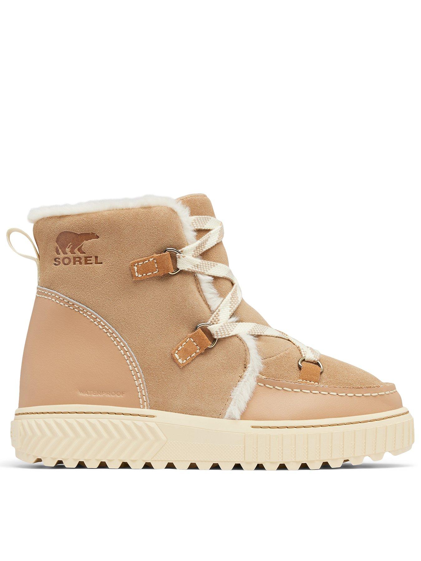 SOREL Womens Ona Ave Alpine Waterproof Boot - Tan