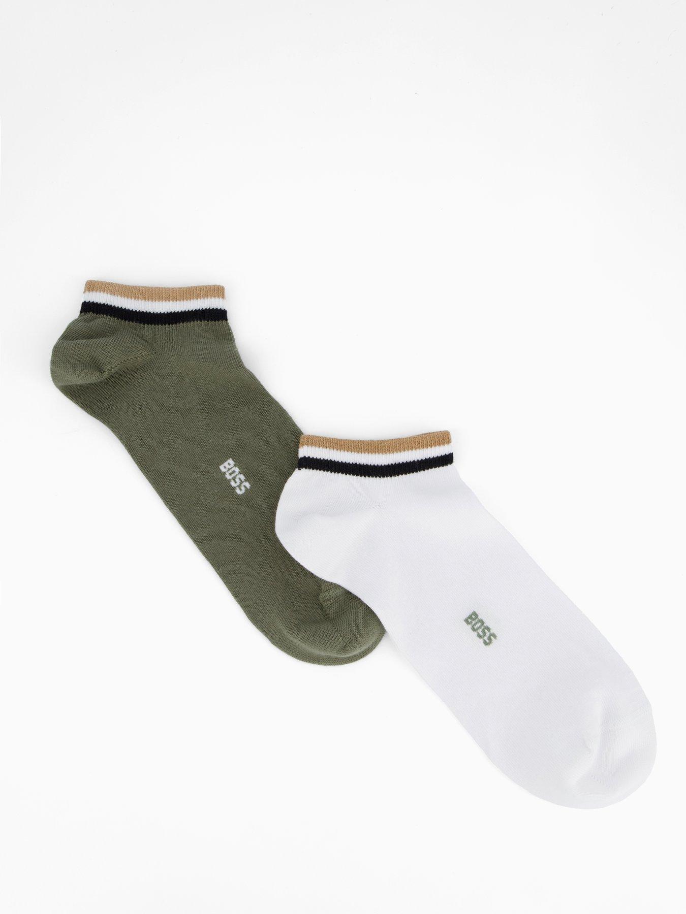 BOSS 2 Pack Uni Stripe Crew Socks - Assorted