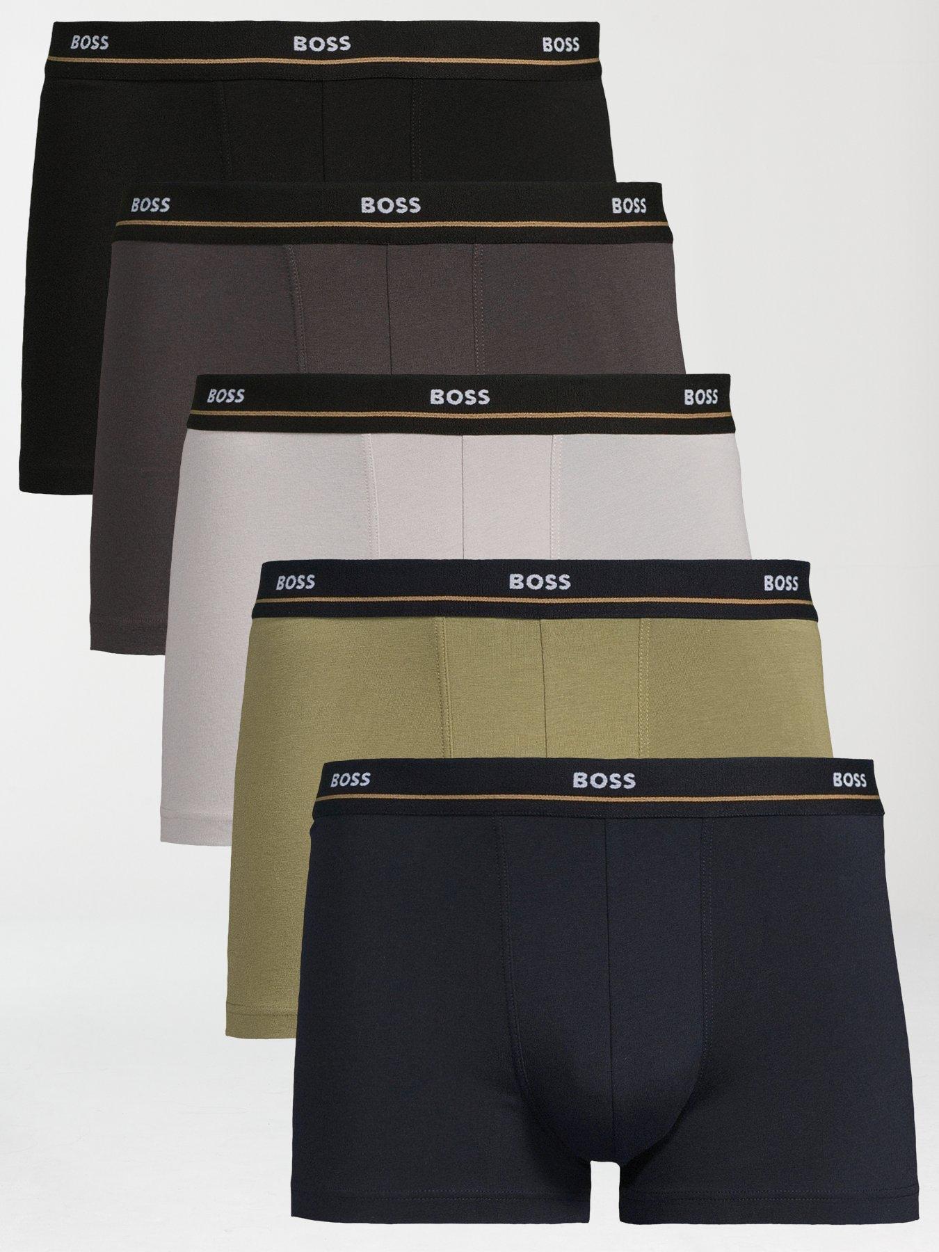 undefined 5 Pack Essential Waistband Trunks - Assorted