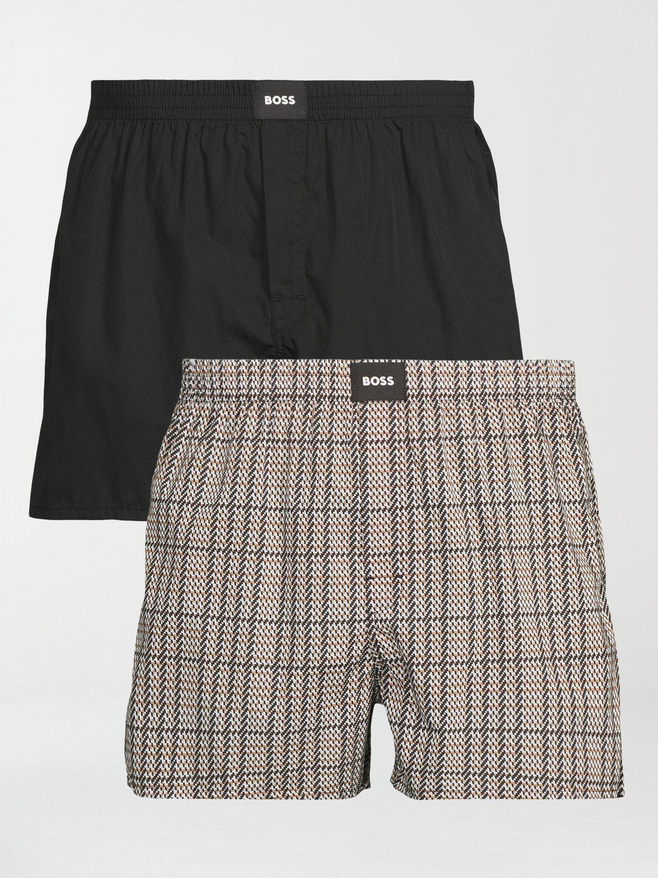 undefined 2 Pack Peached Printed Boxers - Assorted