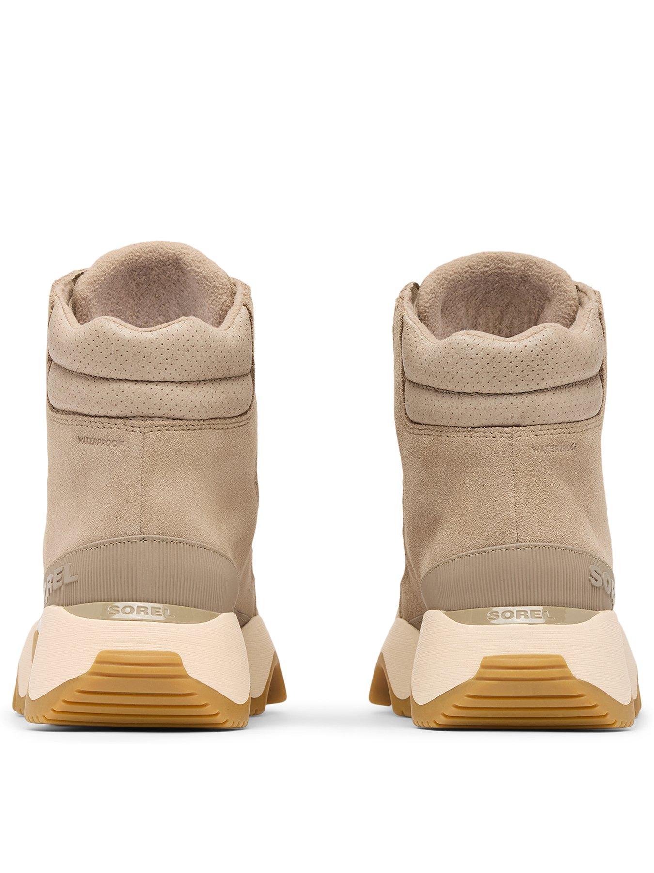 Image 3 of 7 of SOREL Womens Kinetic Impact Conquest Plus Waterproof Boots&nbsp;- Dark Beige