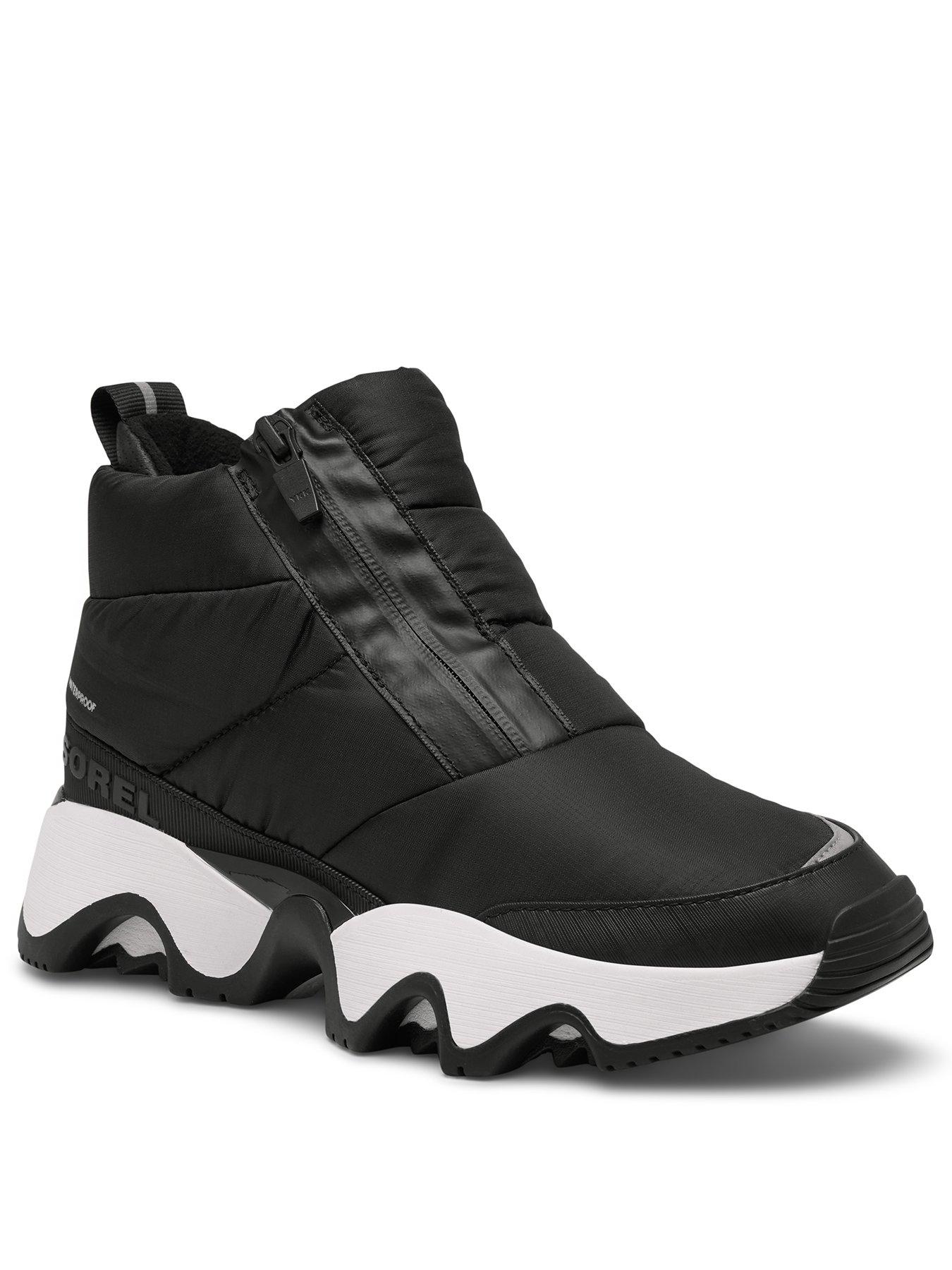 Image 2 of 7 of SOREL Womens Kinetic Impact Caribou Plus Waterproof Boots - Black