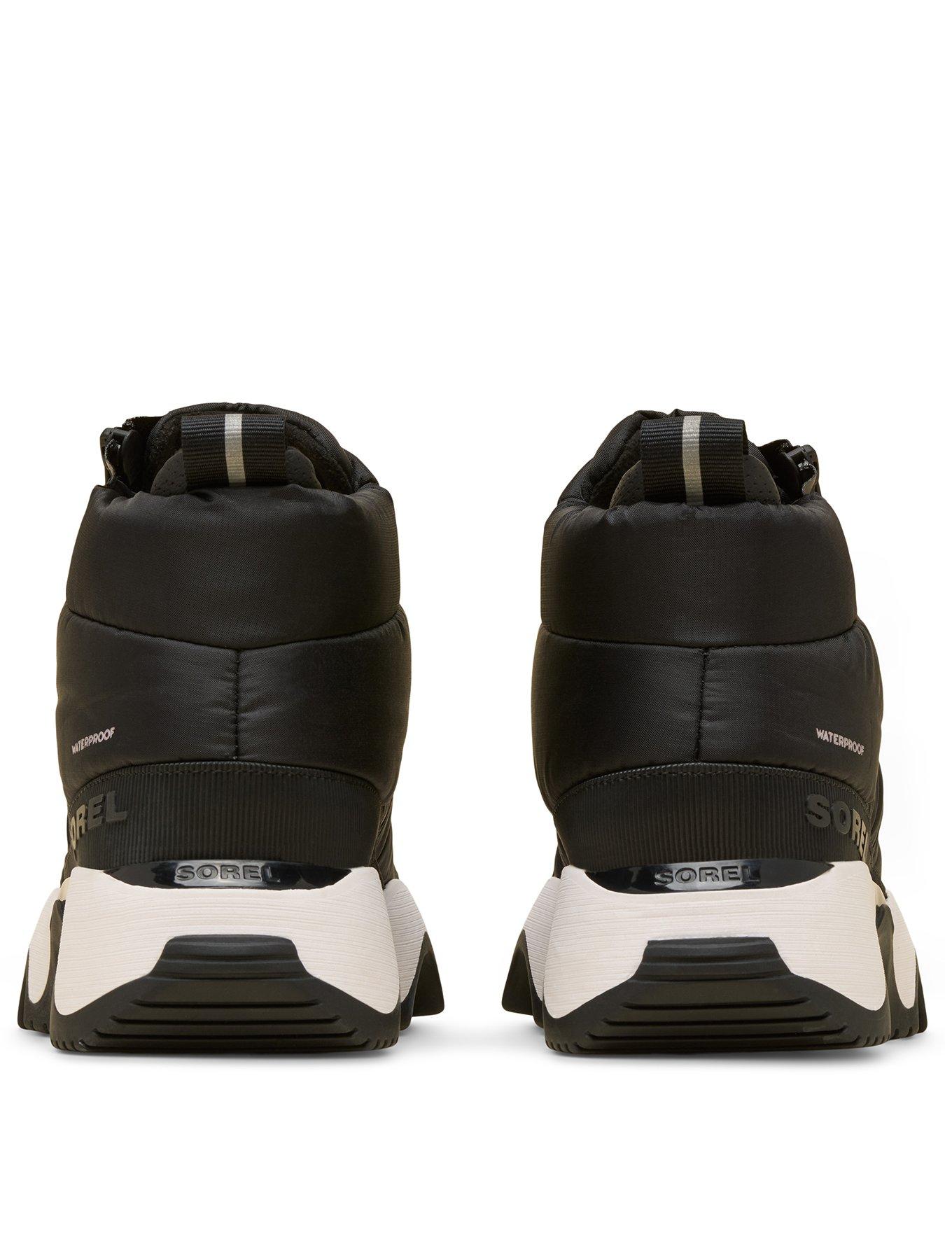 Image 3 of 7 of SOREL Womens Kinetic Impact Caribou Plus Waterproof Boots - Black