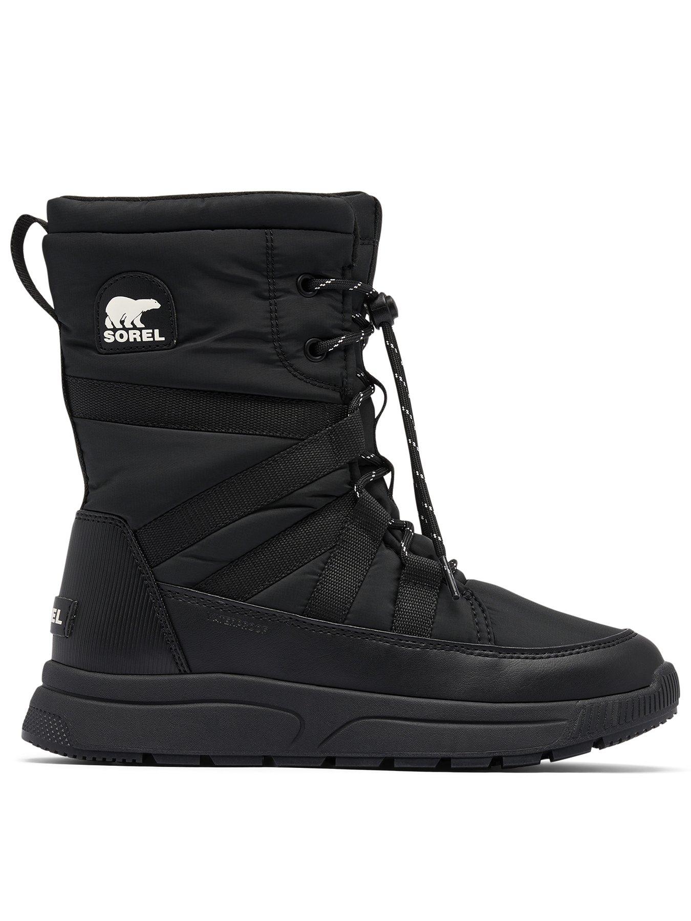 SOREL Women's WHITNEY Waterproof Tall Snow Boot - Black