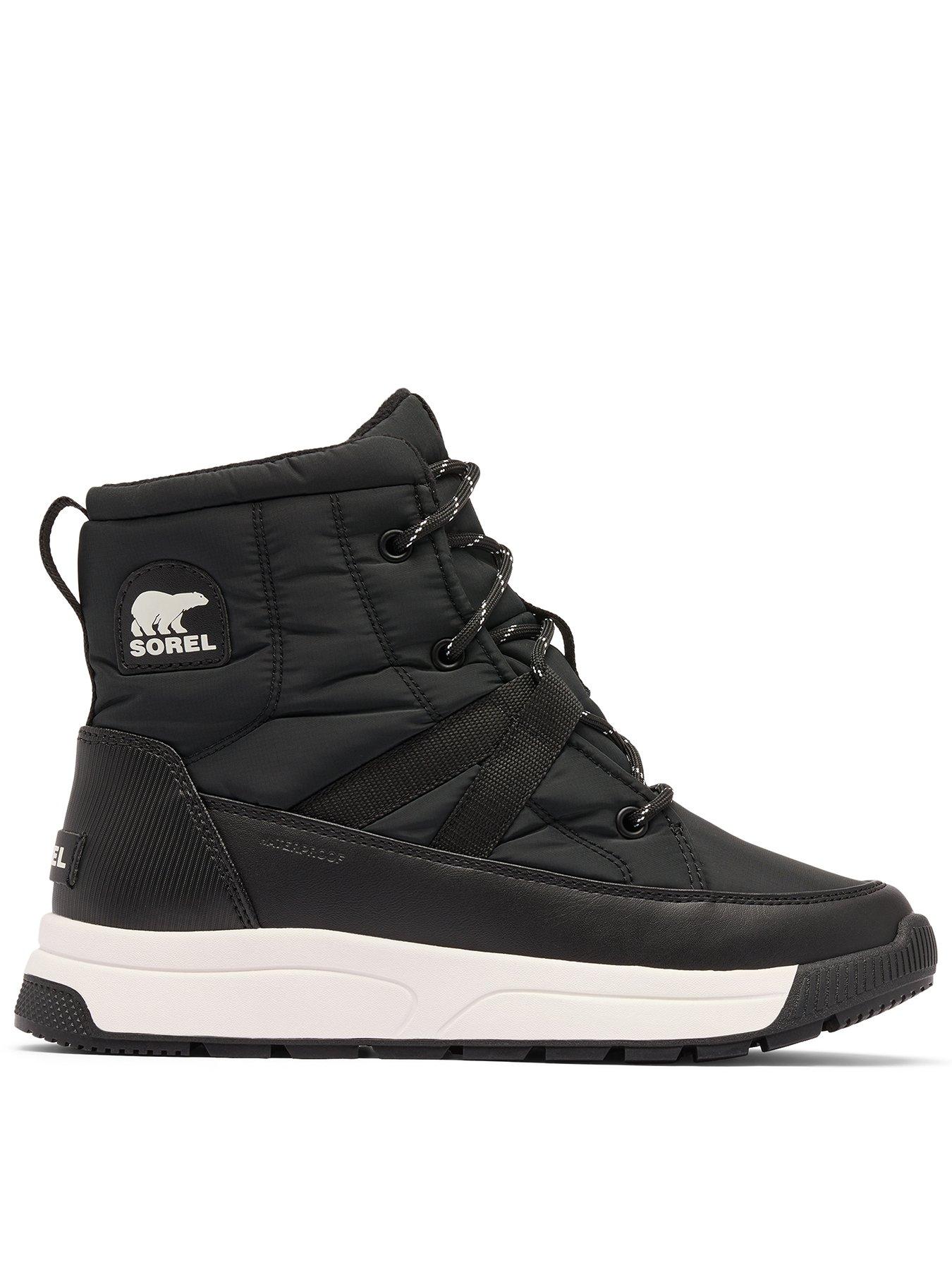 SOREL Womens Whitney Waterproof Mid - Black
