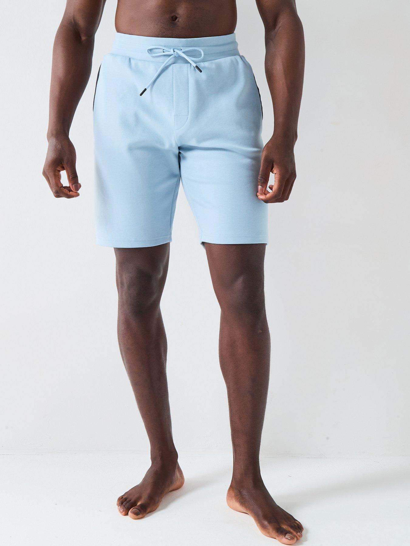undefined Hd Logo Loungewear Shorts - Light Blue