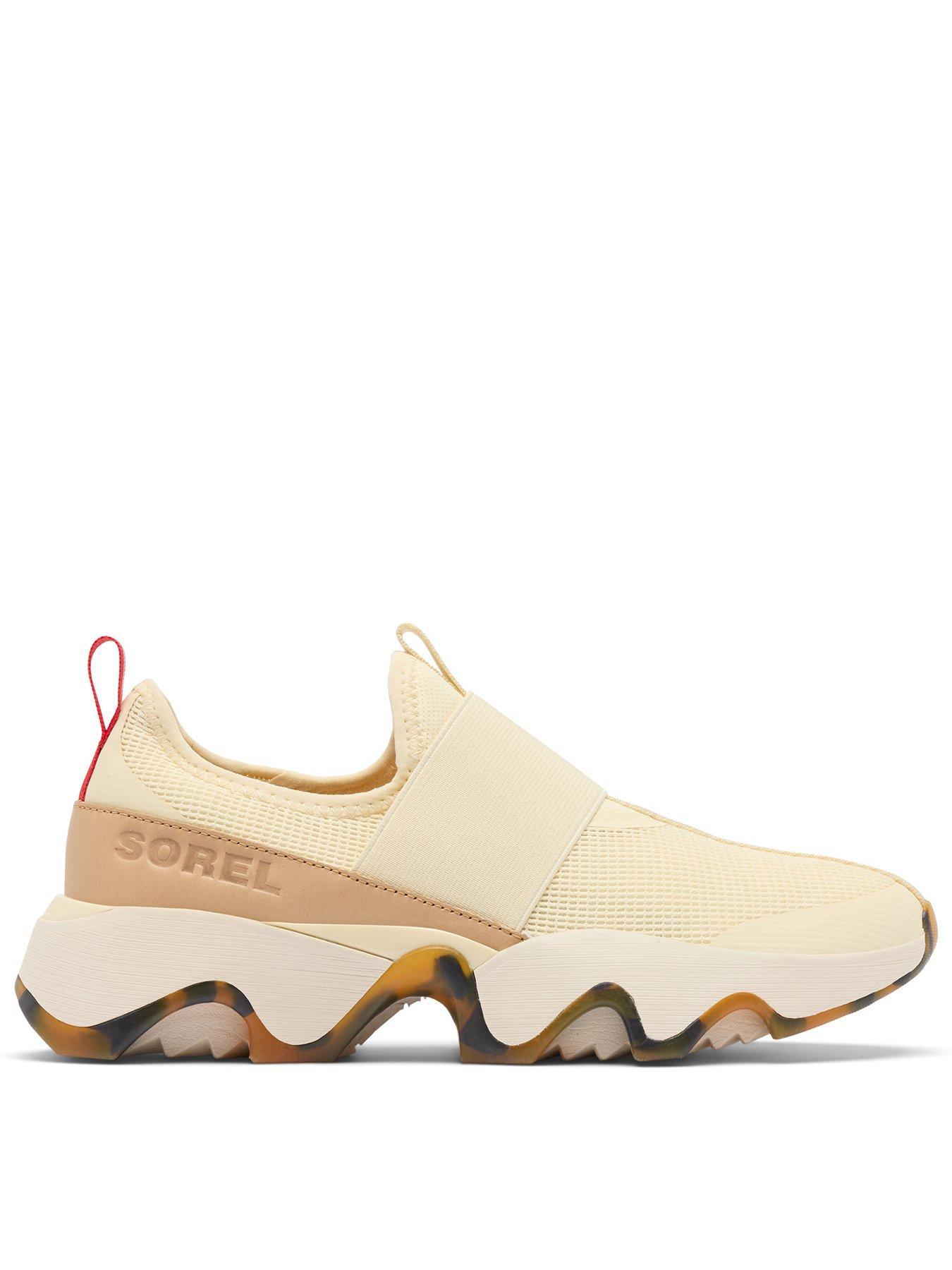 SOREL Womens Kinetic Impact Strap Trainers - Beige