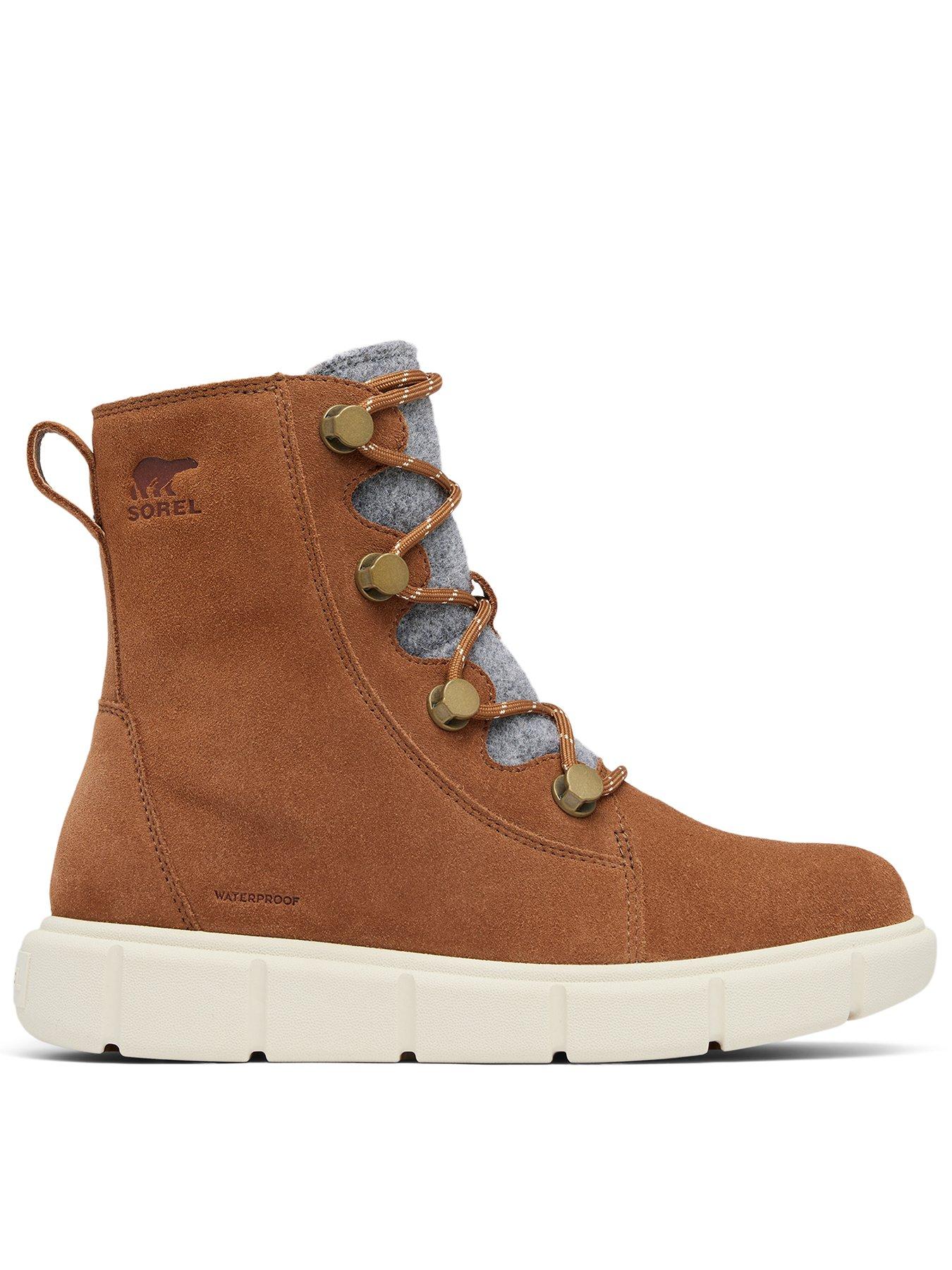 SOREL Womens Explorer Joan Waterproof - Tan - Light Brown