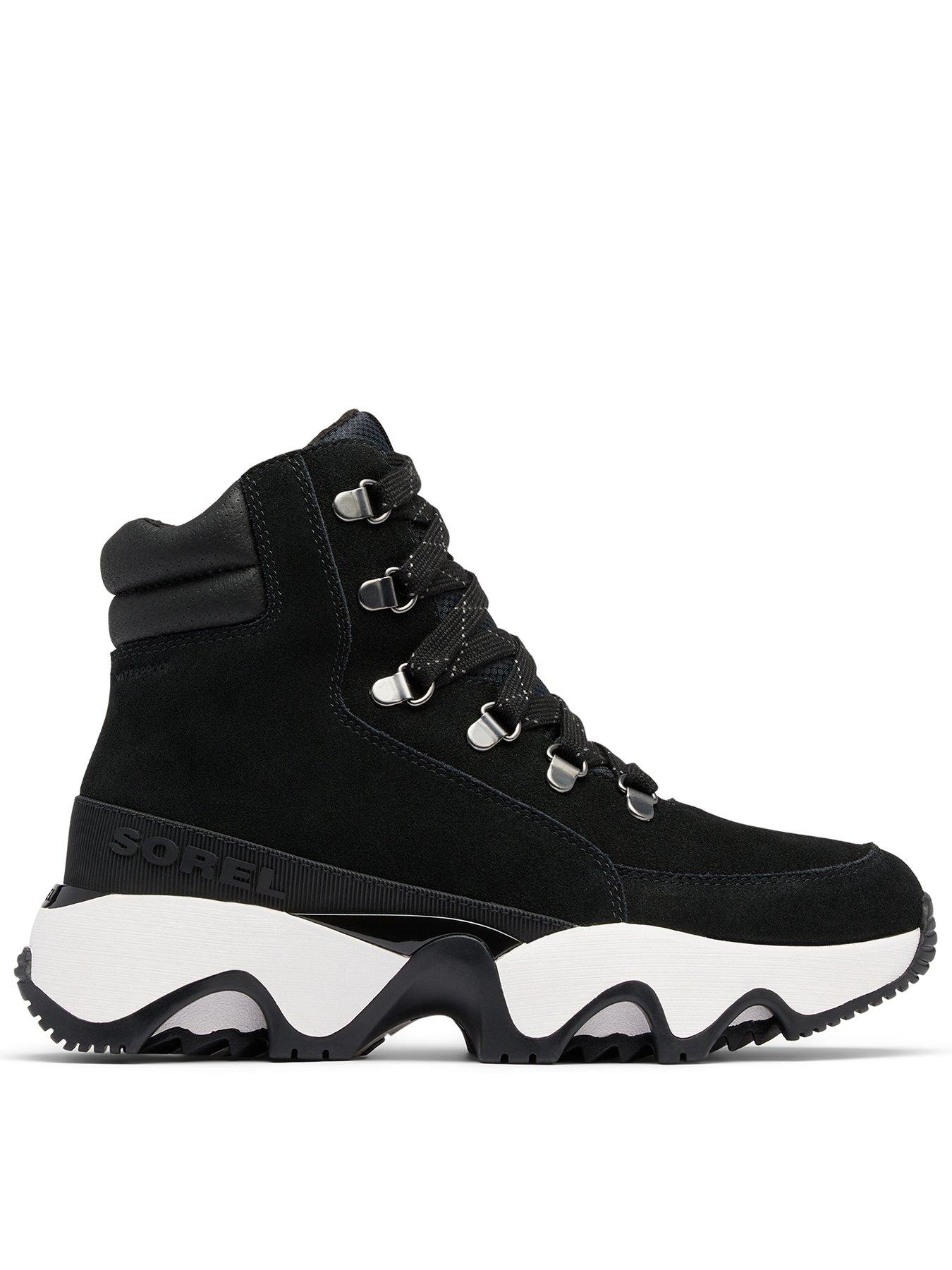 SOREL Womens Kinetic Impact Conquest Plus Waterproof - Black