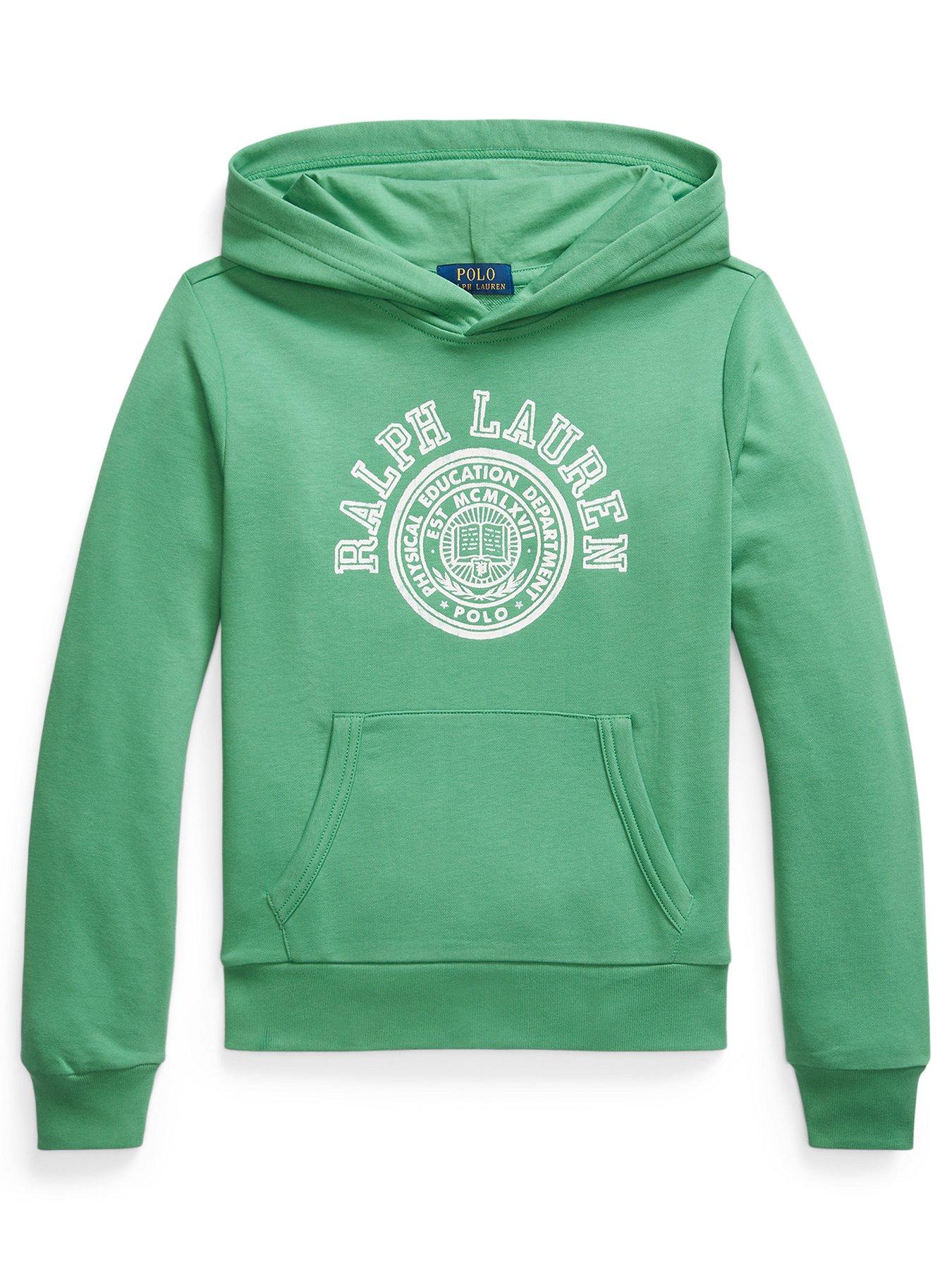 Polo Ralph Lauren Boys Logo Hoodie - Green