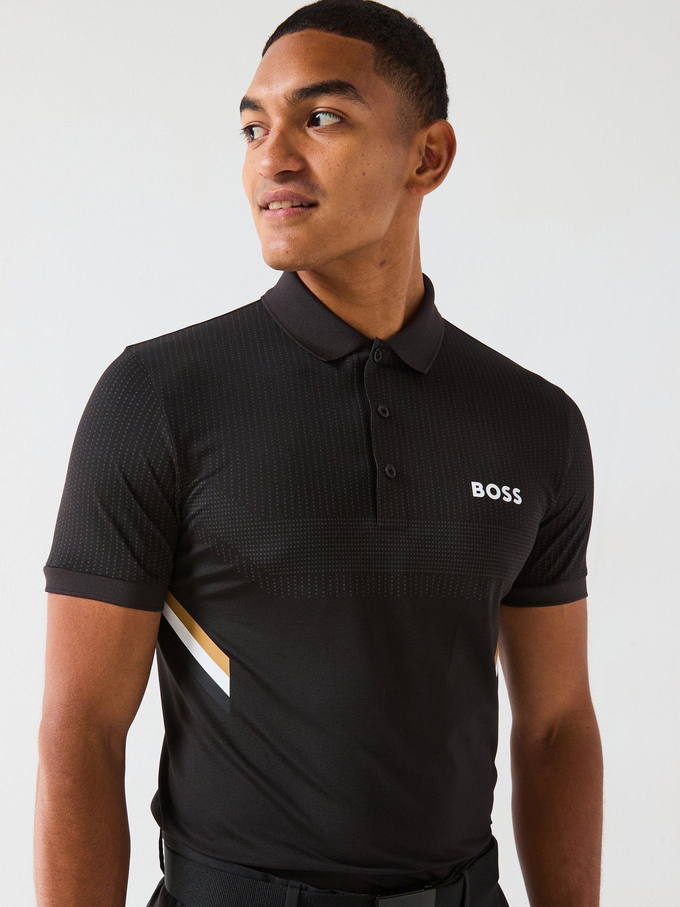 BOSS Mens Golf Paule Polo - Black