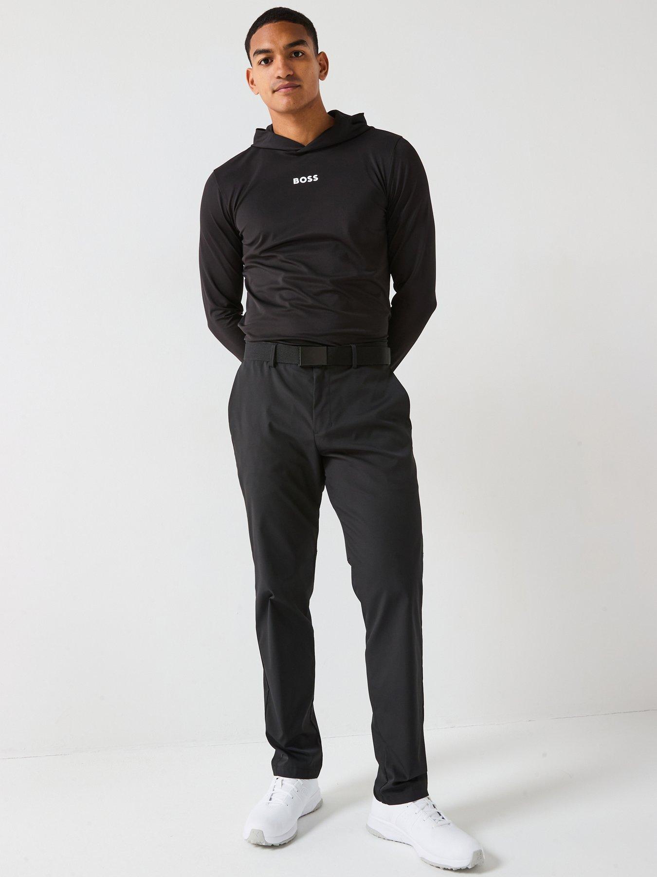 Image 3 of 4 of BOSS Mens Golf Scott Active Hoodie - Black