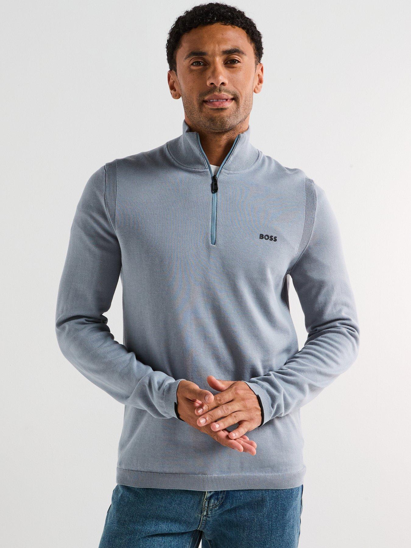 undefined Mens Golf Mid Layer - Grey