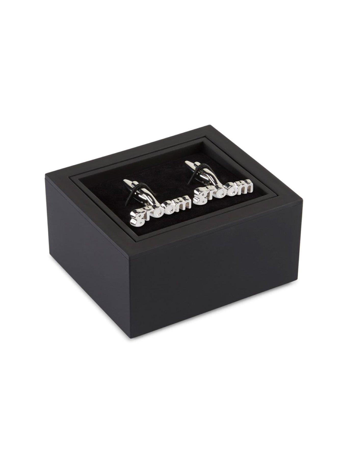 Image 2 of 2 of Skopes "Groom" Cuff Links - Silver