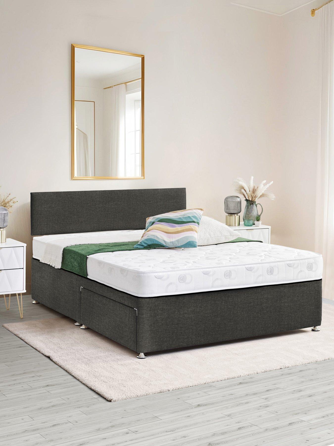 Airsprung Essential Divan Bed Base and Mattress Set - FSC® Certified