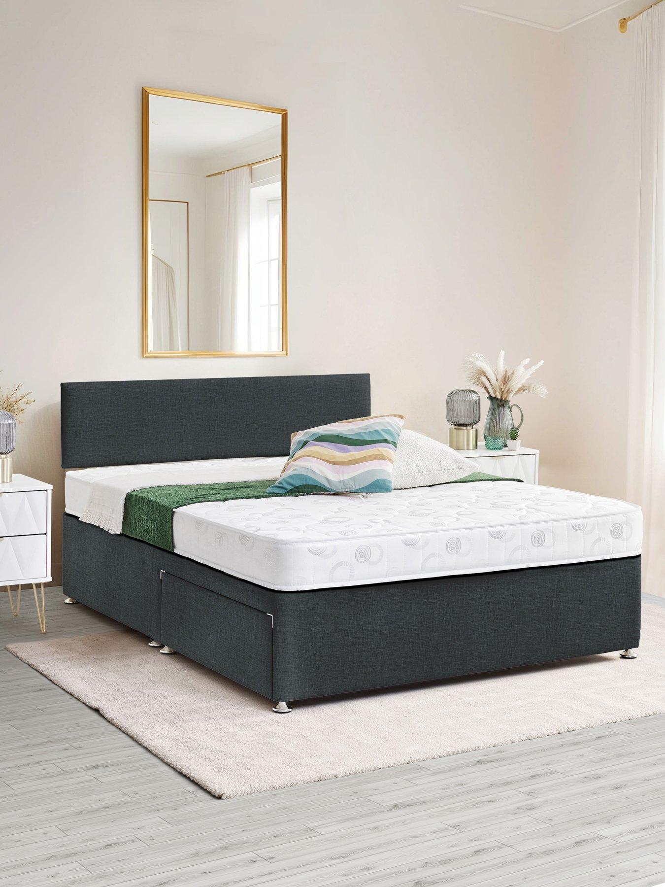 Image of Airsprung Essential Divan Bed Base and Mattress Set