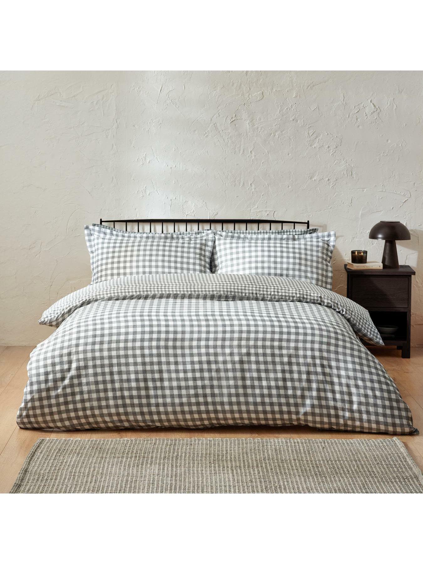 Image 4 of 4 of Yard Barton Duvet Cover and Pillowcase Set - Grey