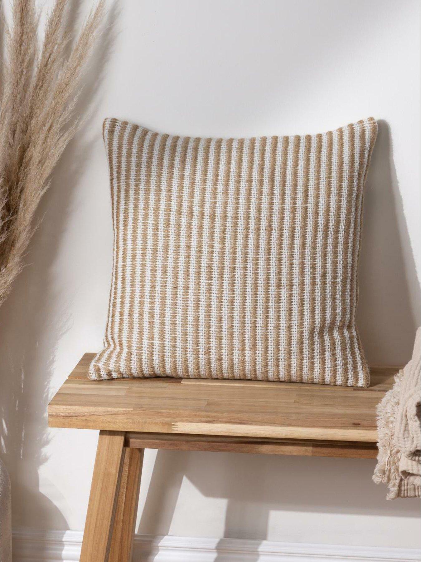 Yard Jute Stripe Cushion