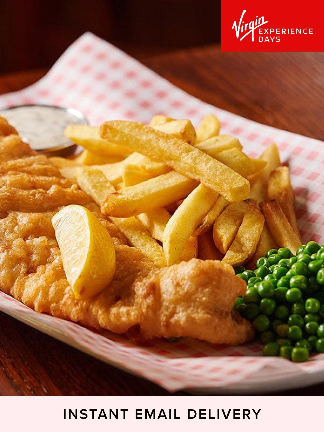 undefined Proper Pubs Fish and Chip Feast with Wine or Beer for Two at Over 240 UK Locations