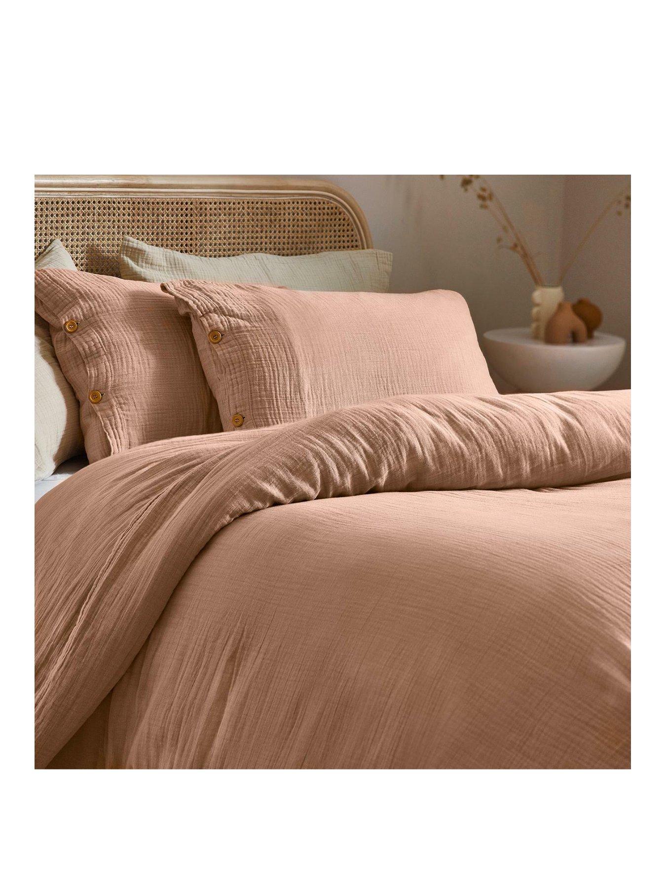 Image 2 of 4 of Yard Lark 100% Cotton Duvet Cover Set - Pink Clay
