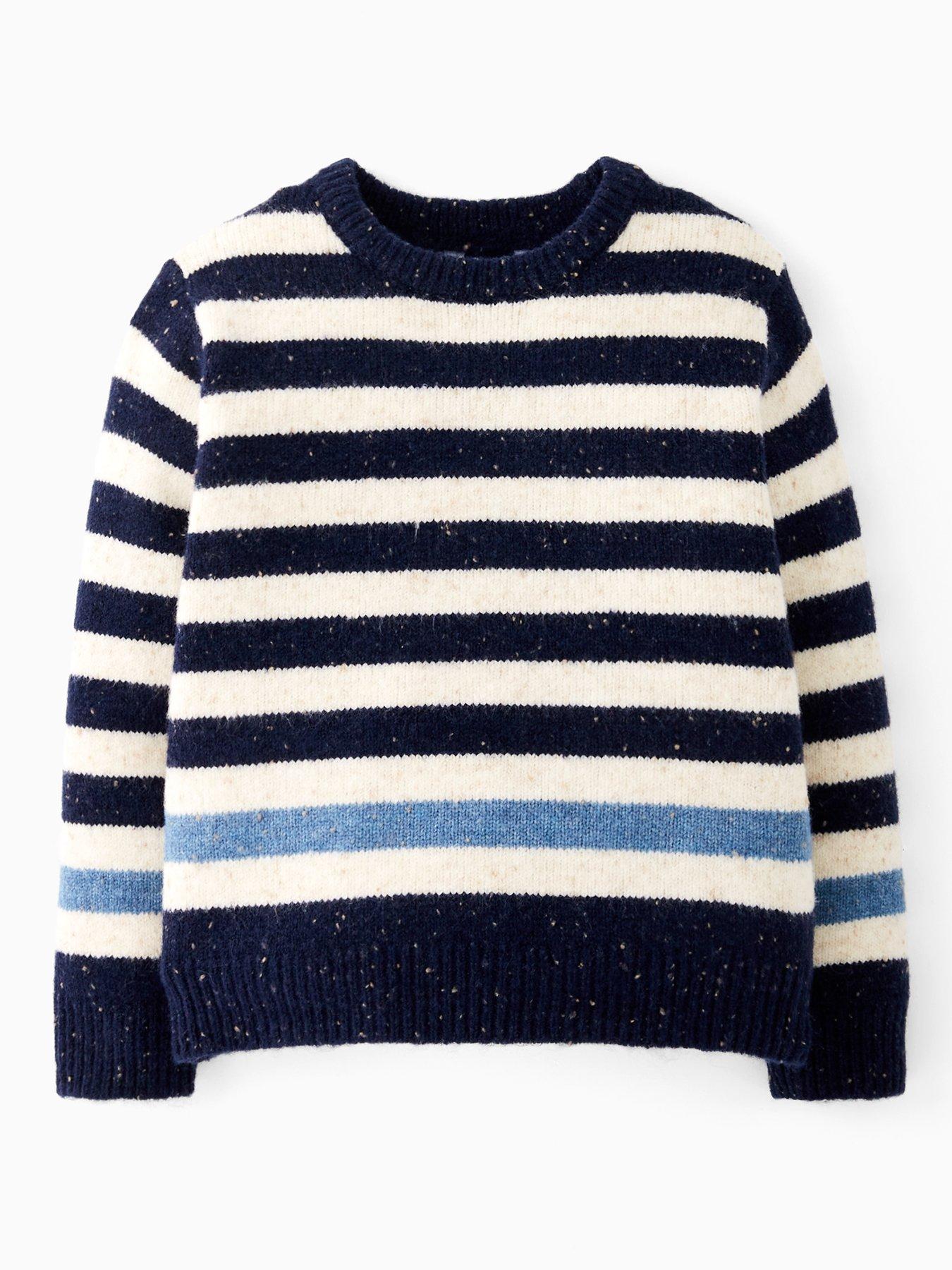 undefined Boys Striped Knitted Jumper - Multi