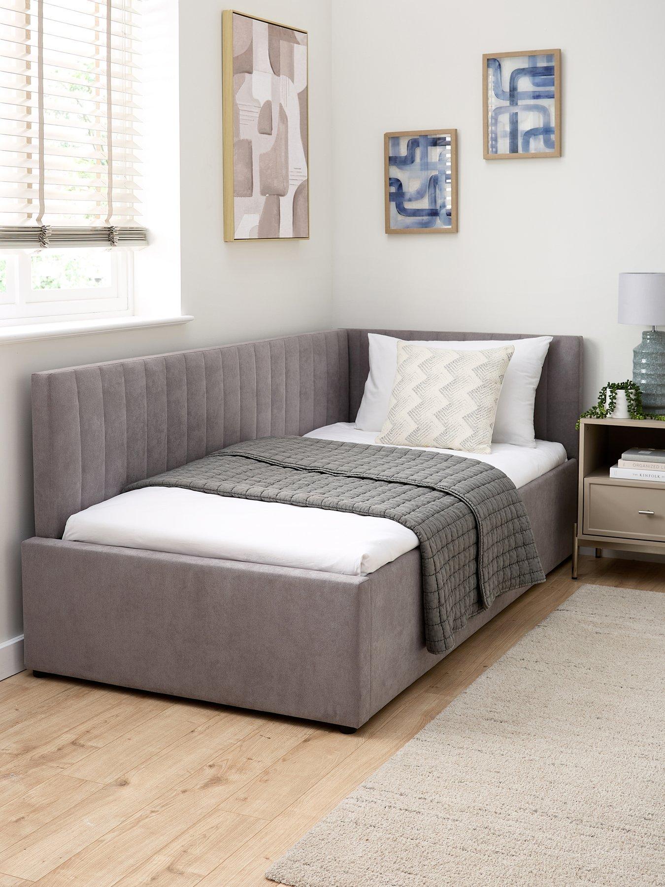 Image 1 of 5 of The Very Collection Cabo&nbsp;Day Bed with Mattress Options (Buy &amp; SAVE!) -&nbsp;Grey