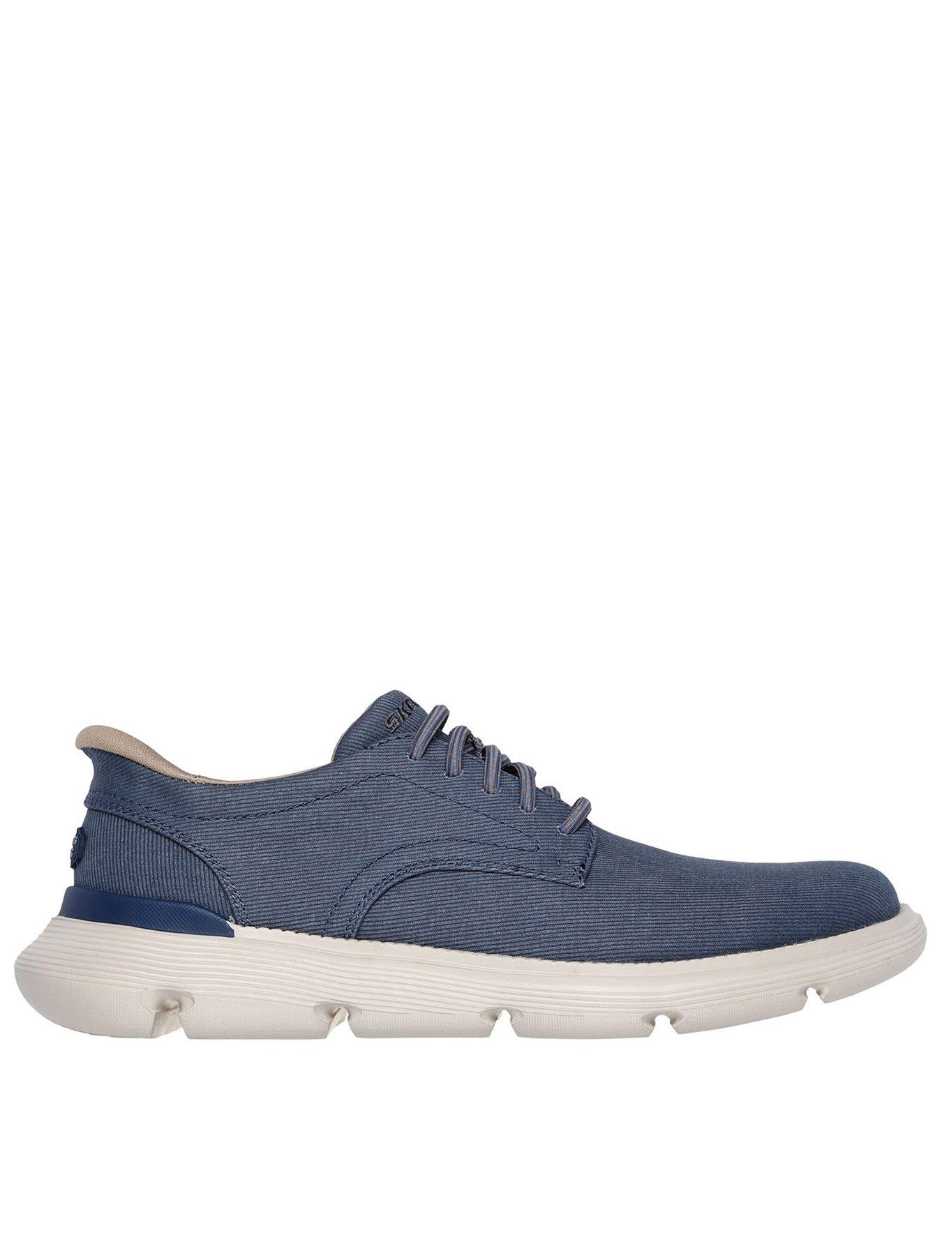 Image 1 of 2 of Skechers Slip- Ins Garza Lace Trainers-light Blue