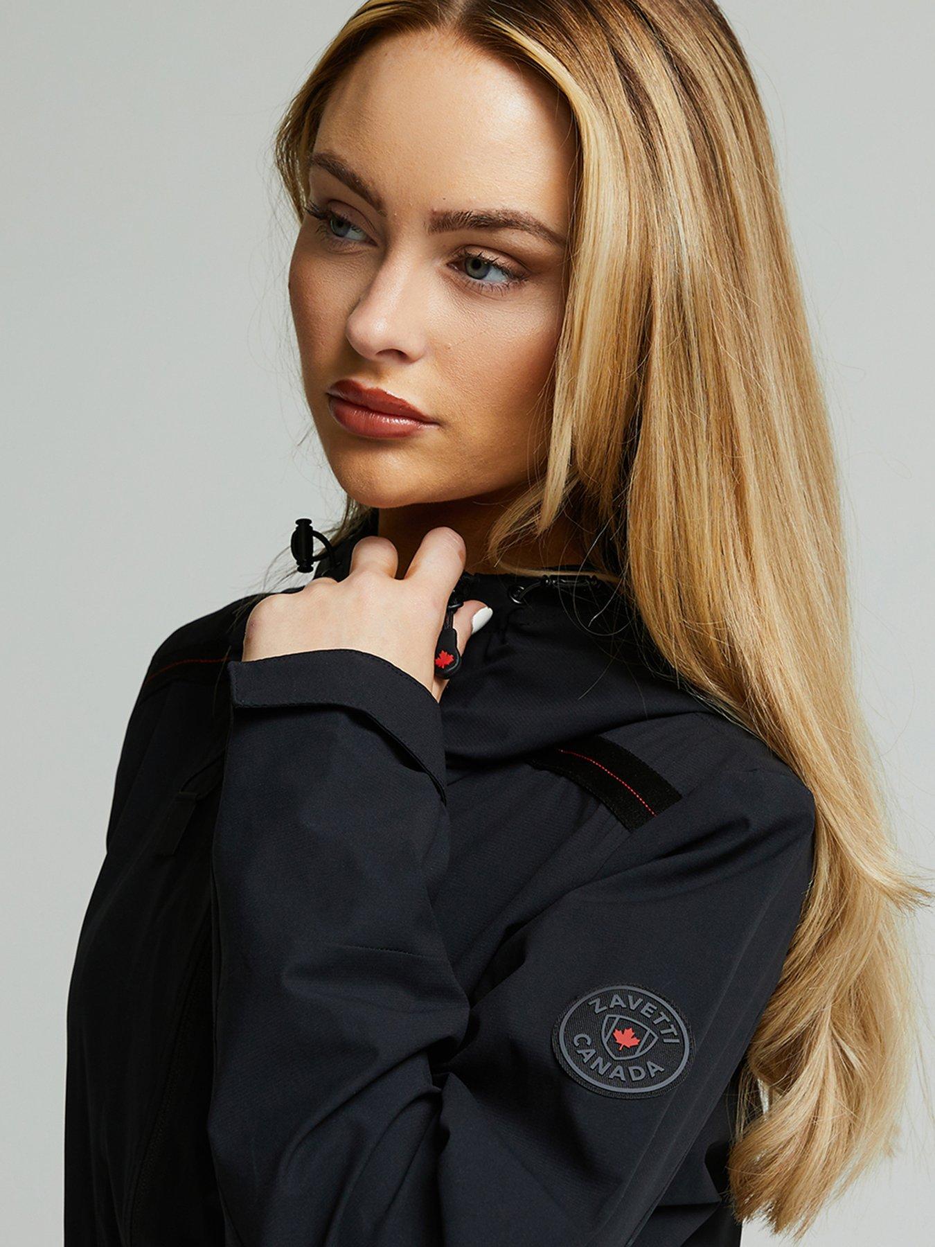 Zavetti Canada Cascella Boxy Lightweight Crop Jacket - Black | Very