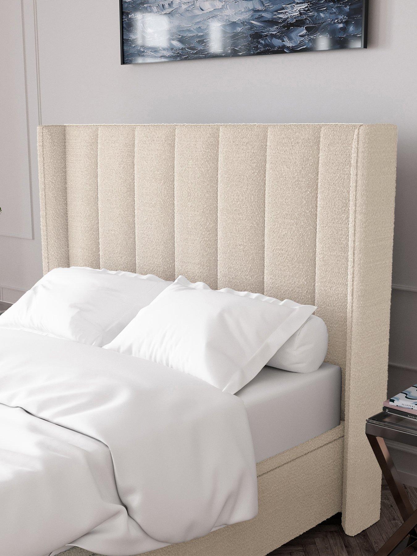 Image 1 of 3 of Very Home New Dakota Boucle&nbsp;Headboard - Natural