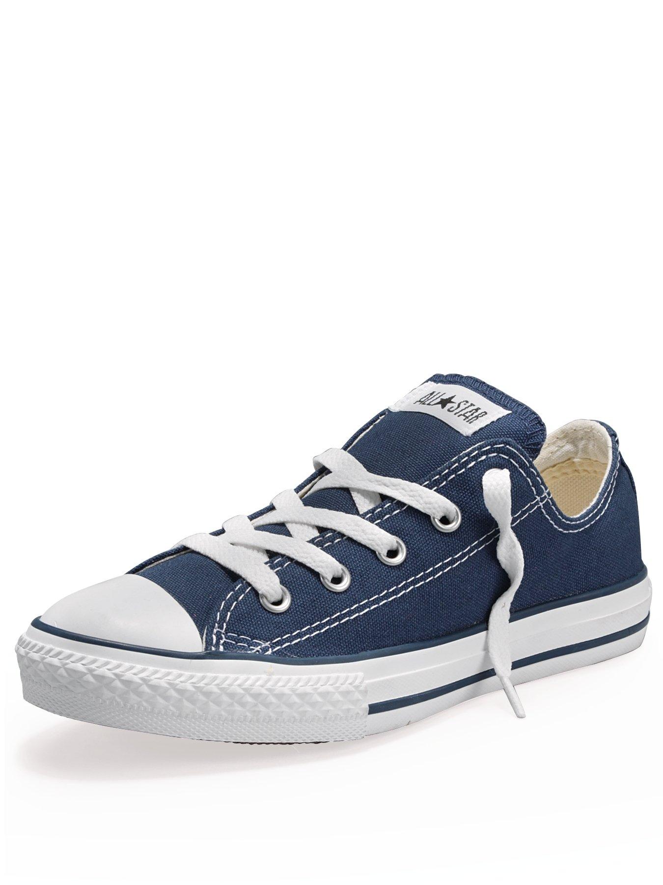 Kids Chuck Taylor All Star Ox Childrens Unisex Trainers -Navy