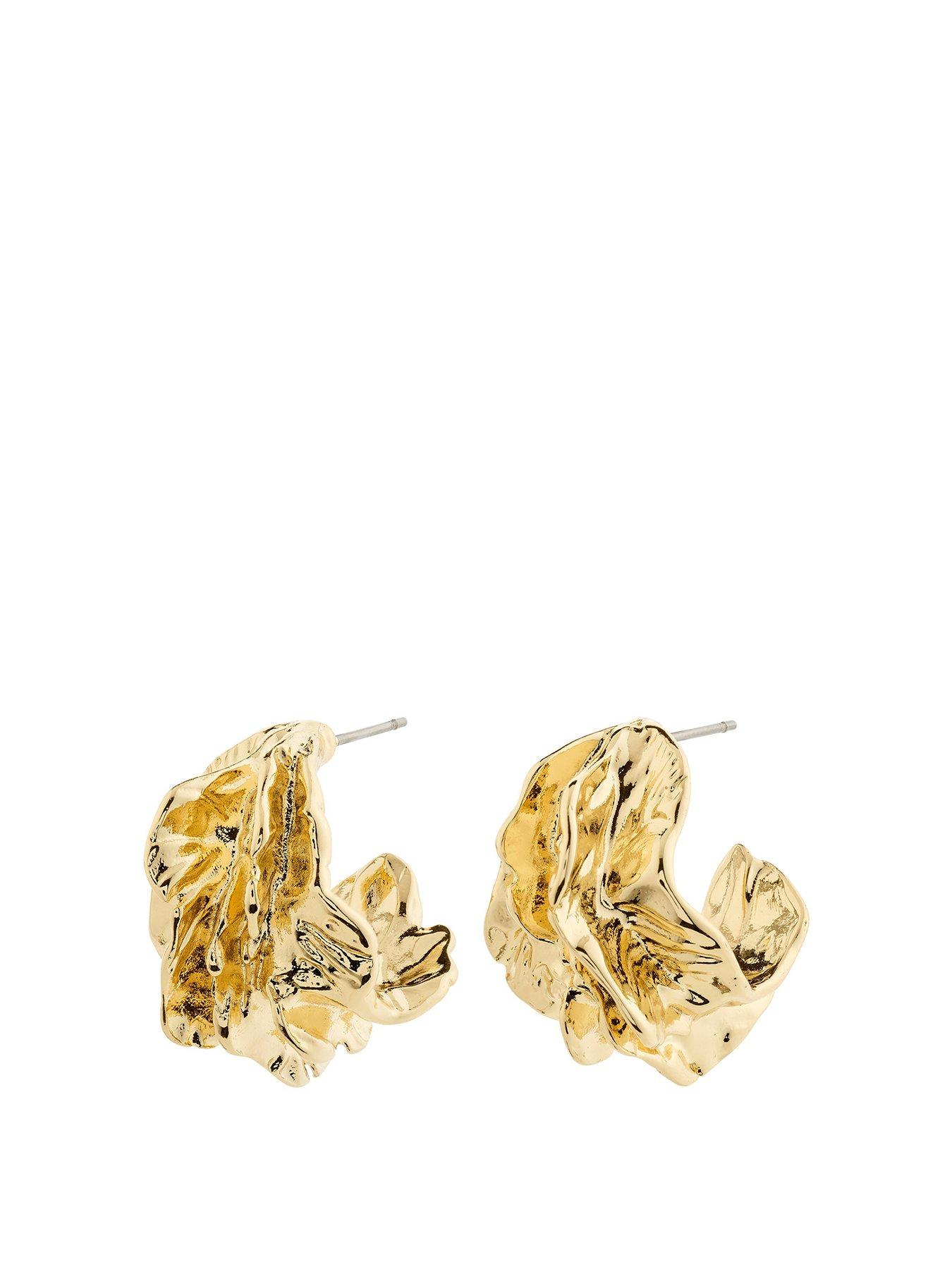 undefined ECLIPSE hoops gold-plated