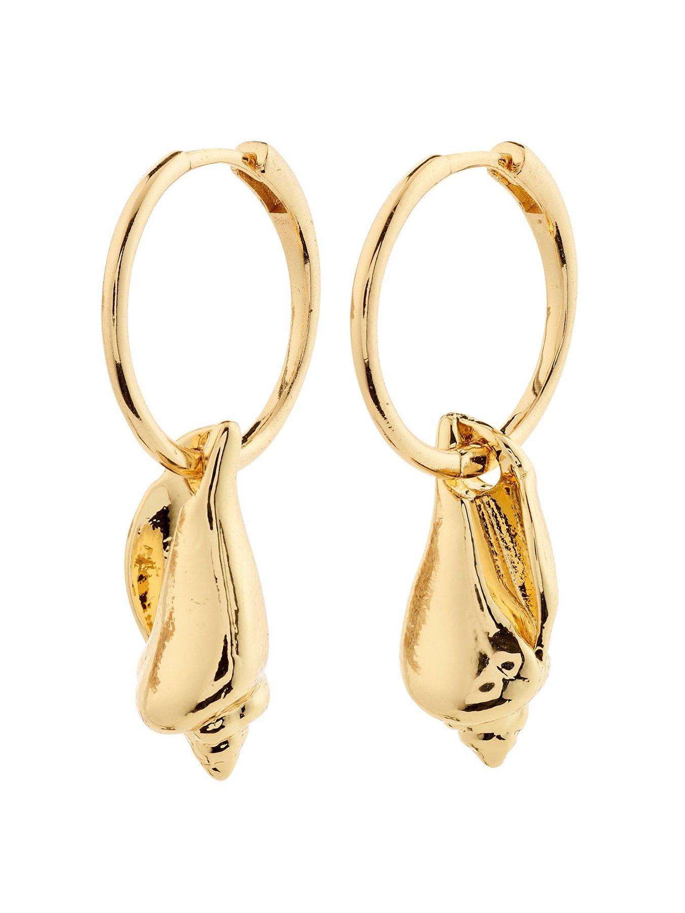 undefined BREEZE hoops gold-plated