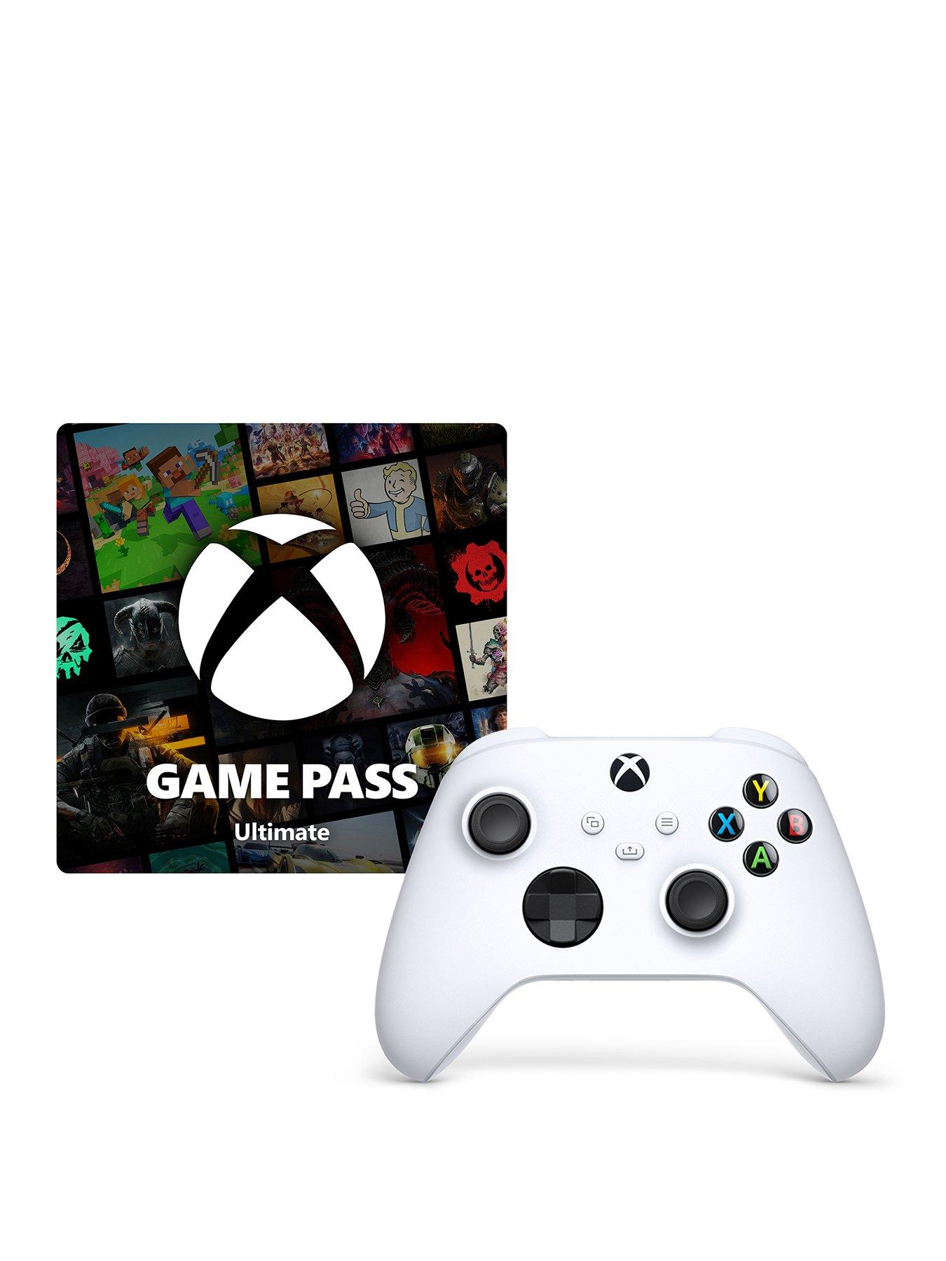 Image 1 of 8 of Nintendo Wireless Controller White V2 with&nbsp;Game Pass Ultimate - 3-Month Membership