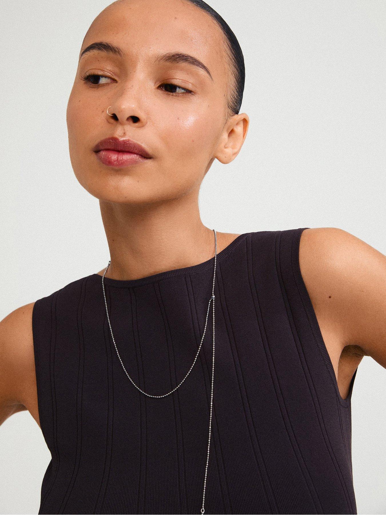 Image 5 of 6 of Pilgrim BREEZE necklace 2-in-1 set silver-plated