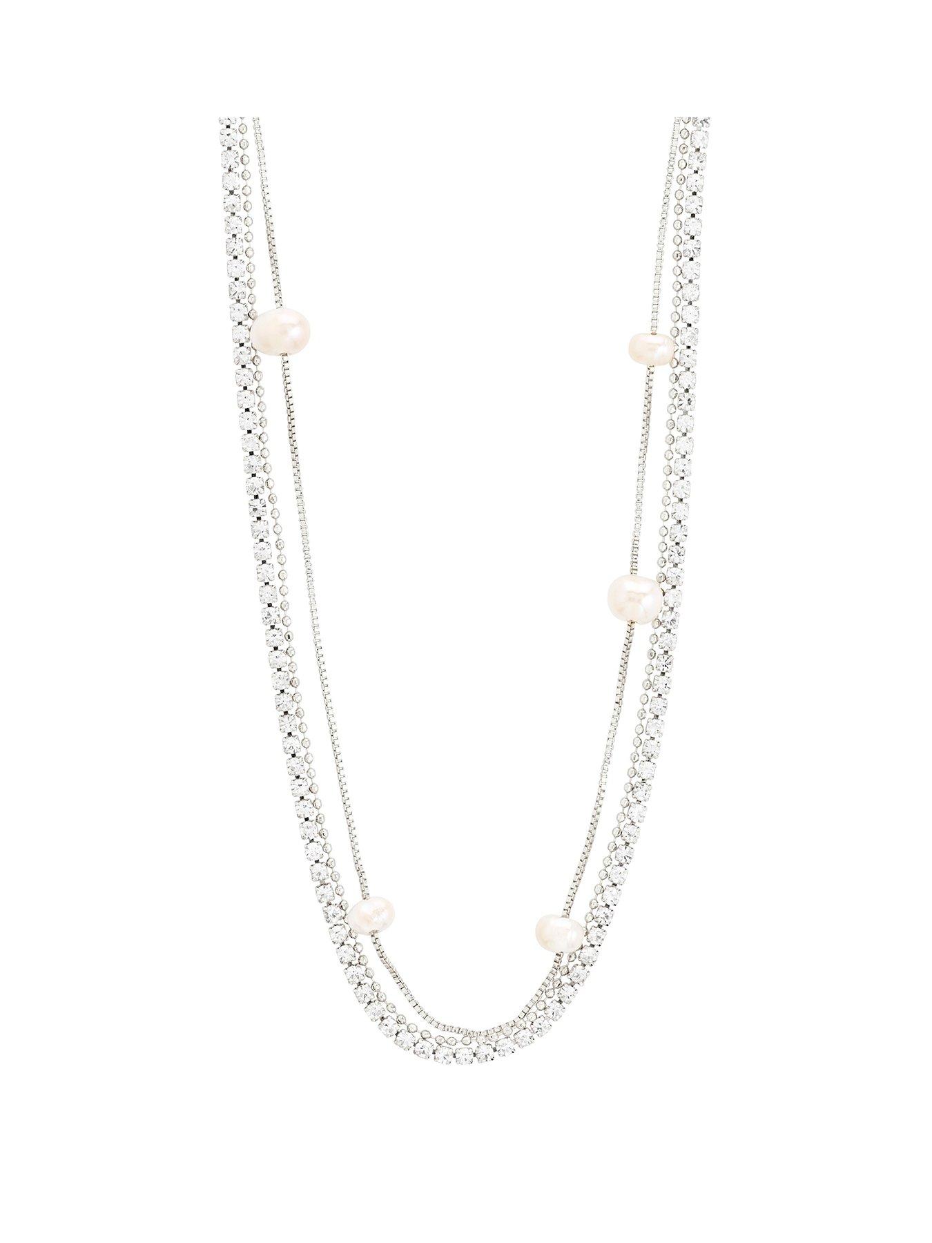 undefined STARLIGHT necklace 3-in-1 silver-plated