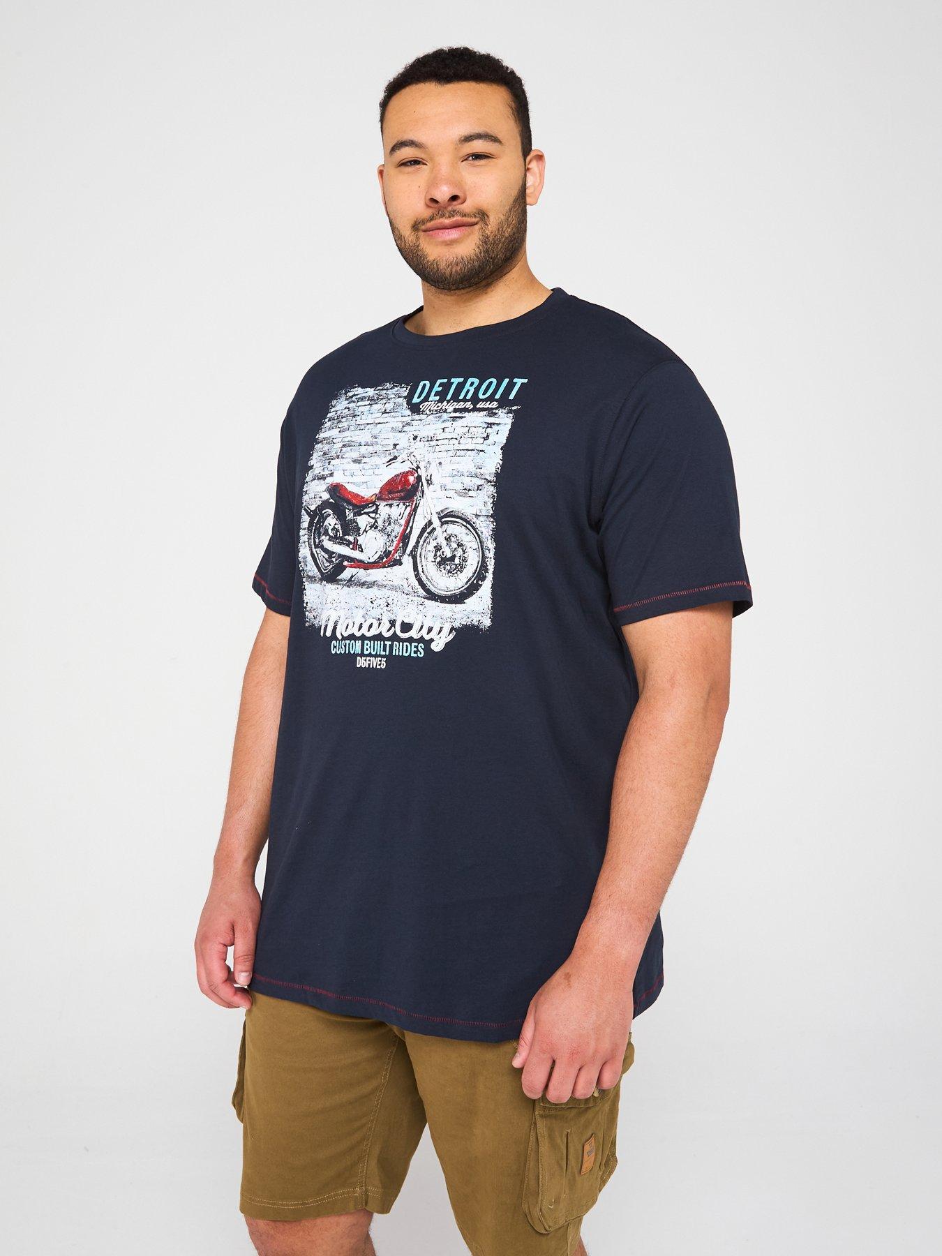 undefined Detroit Motor Bike Graphic T-shirt