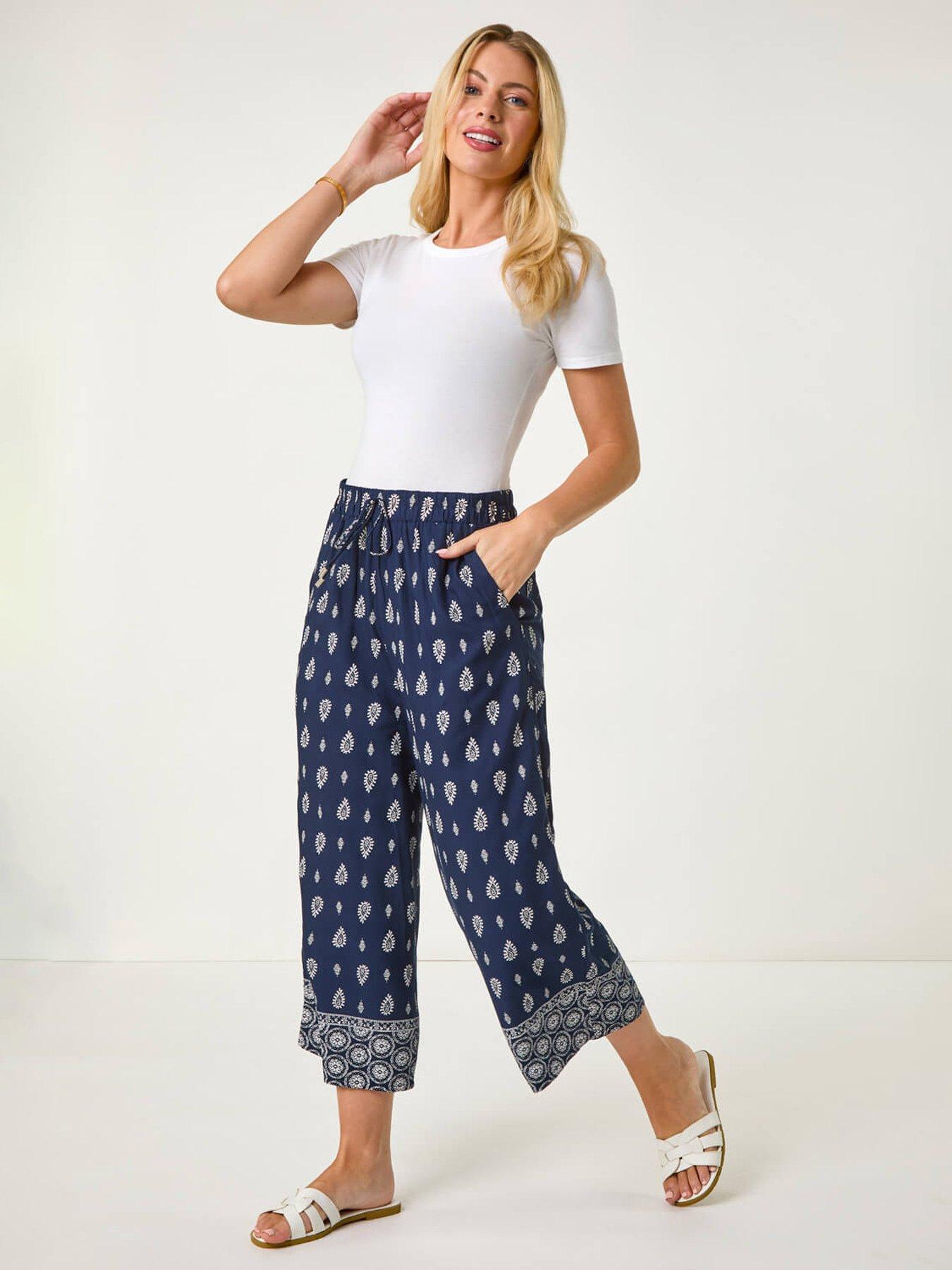 As Is Susan Graver Petite Weekend Premium Stretch Crop Pants