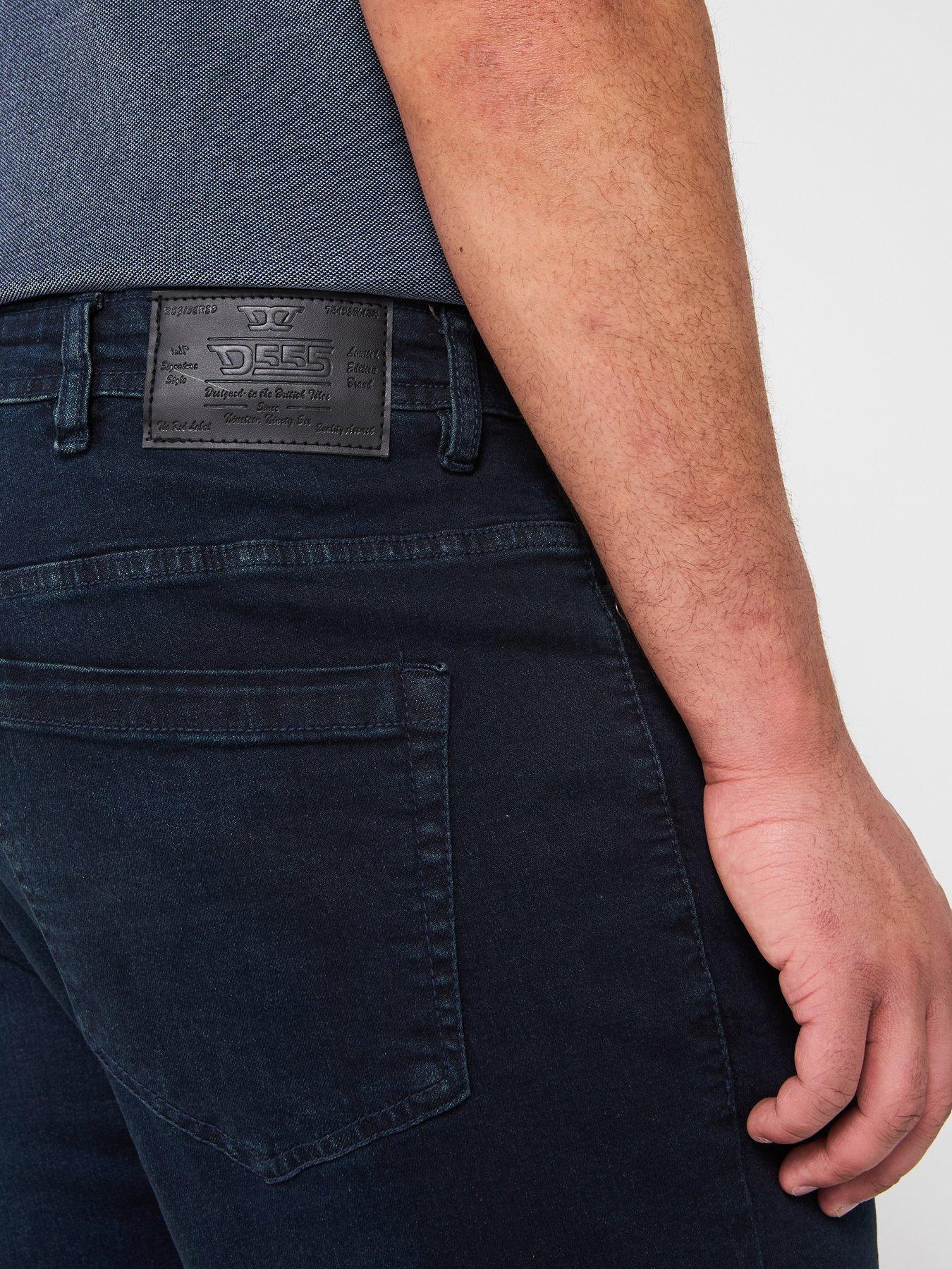 Image 4 of 4 of D555 Tapered Fit Stretch Jeans - Blue