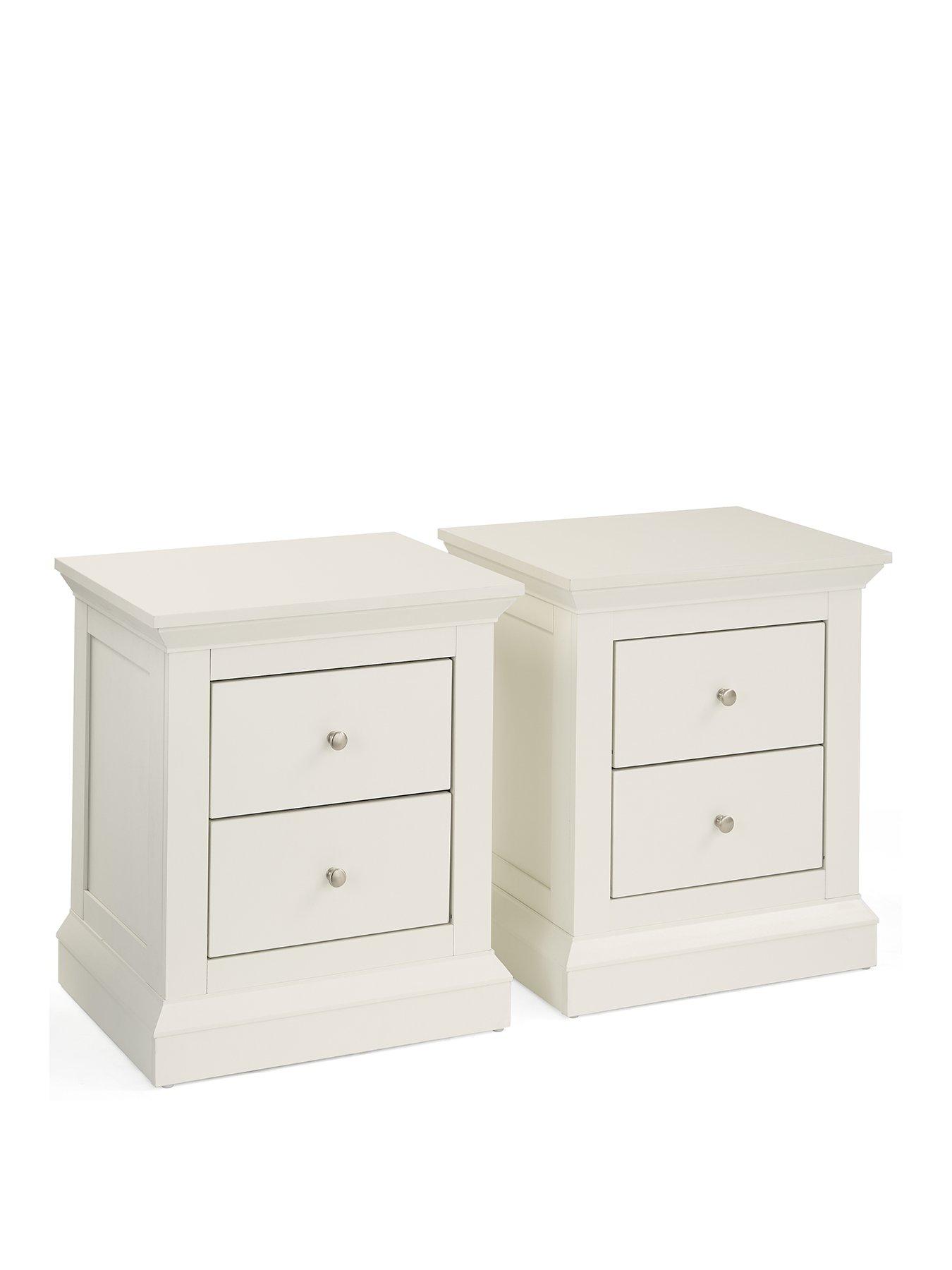 Image 3 of 7 of The Very Collection Hanna Pair of&nbsp;2 Drawer Bedside Tables