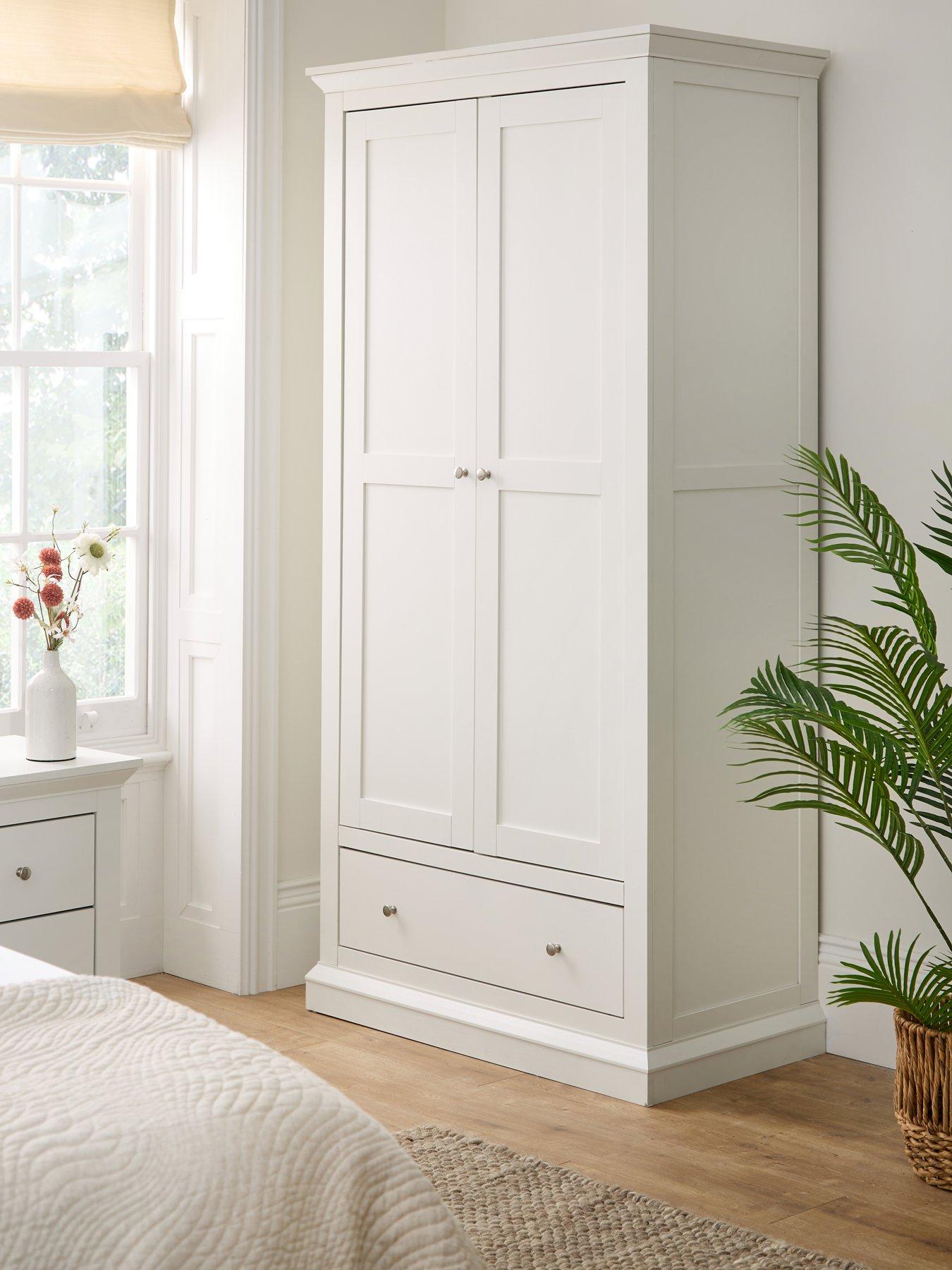 Image 1 of 7 of Very Home Hanna 2 Door 1 Drawer Wardrobe