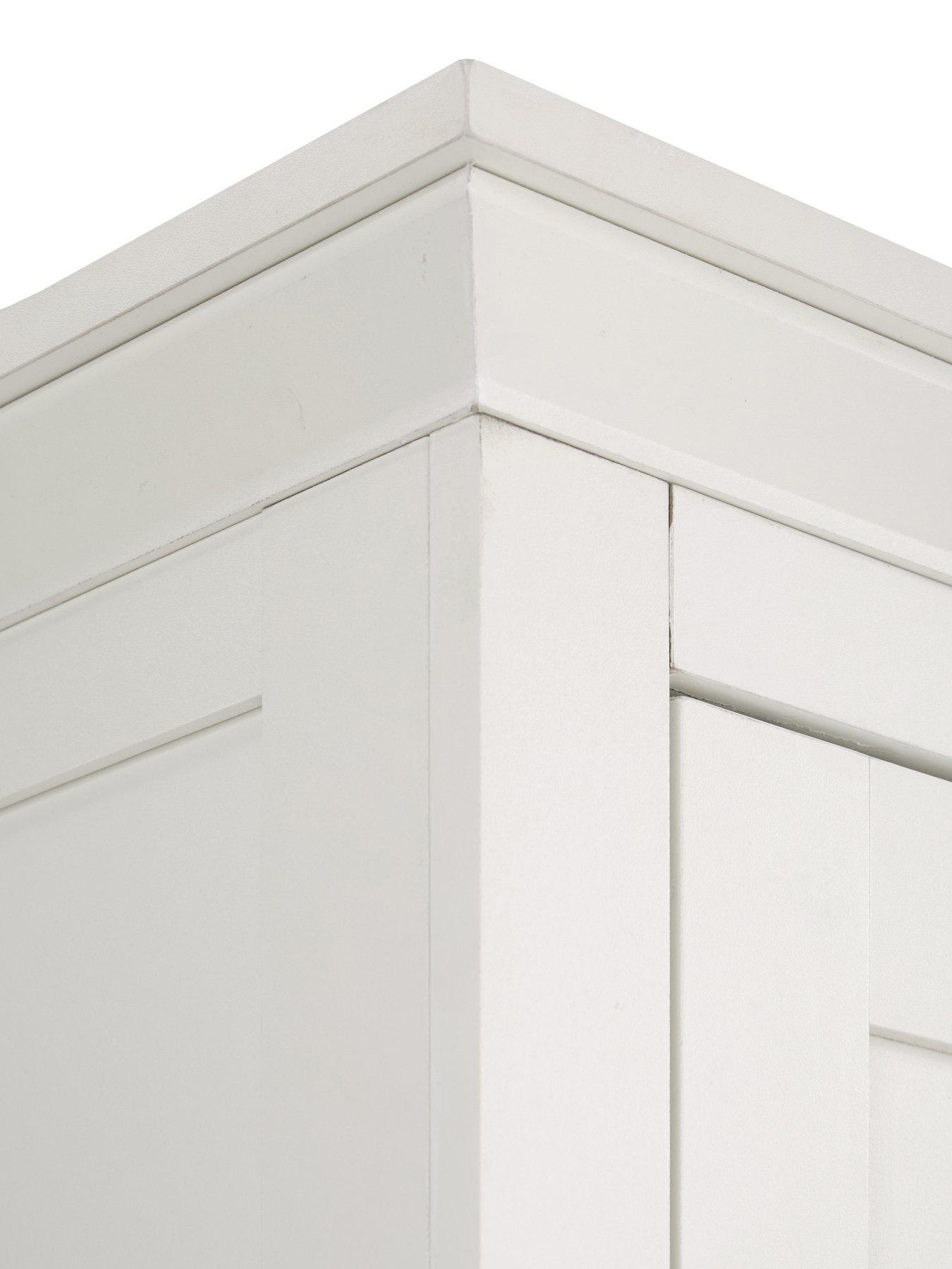 Image 6 of 7 of Very Home Hanna 3 Door, 3 Drawer Wardrobe - White