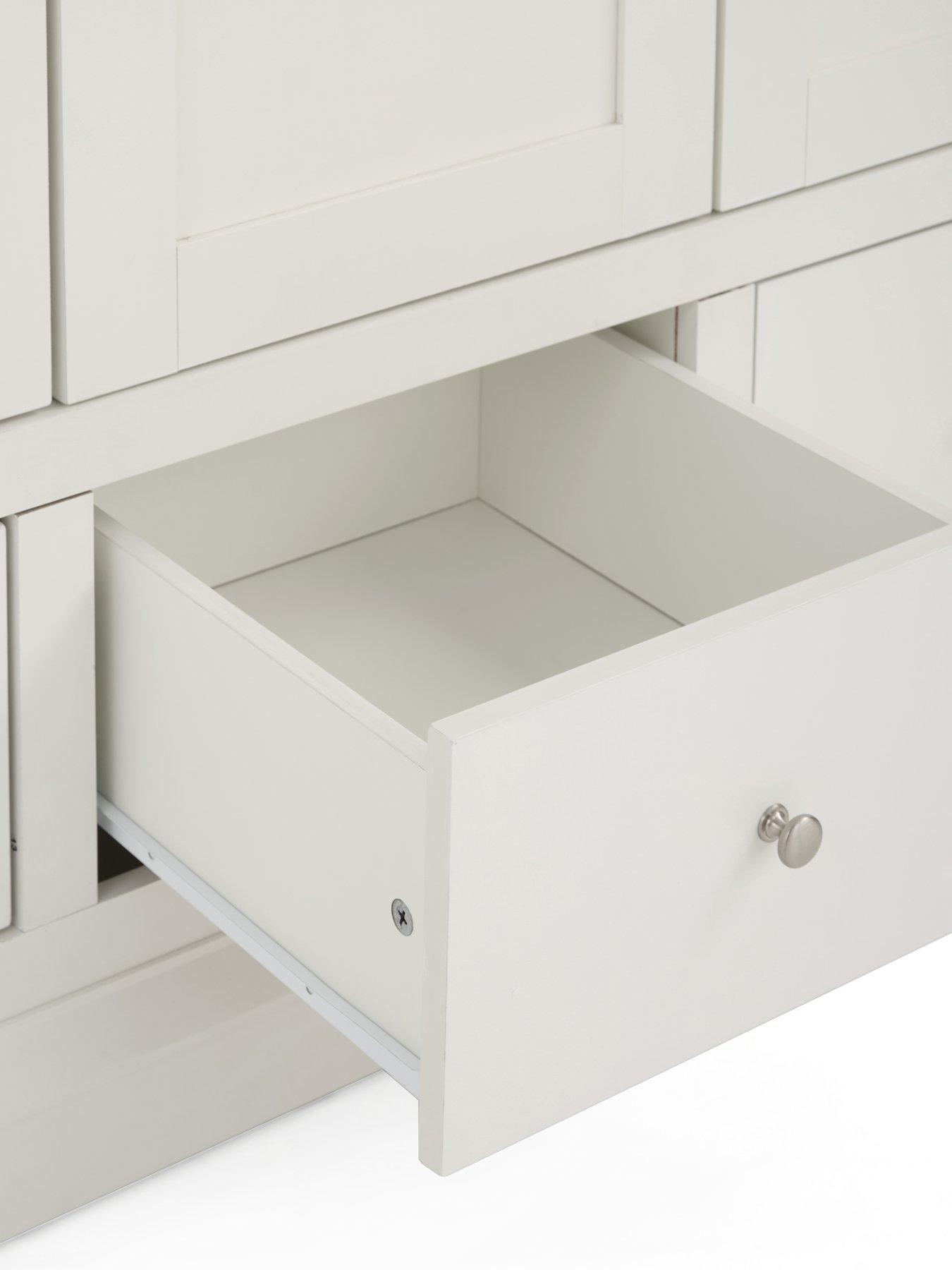 Image 7 of 7 of Very Home Hanna 3 Door, 3 Drawer Wardrobe - White