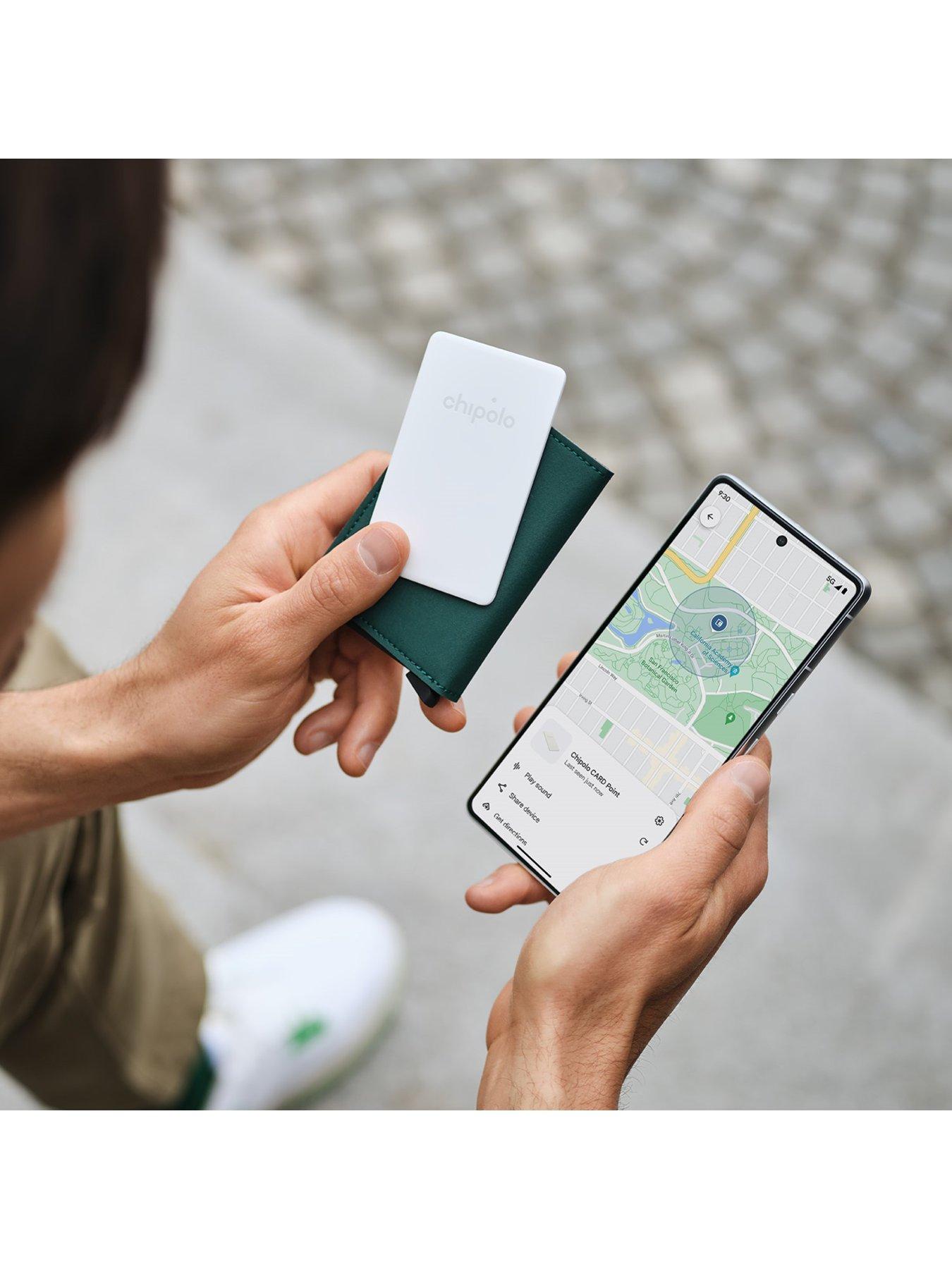 Image 4 of 8 of Chipolo CARD Point Bluetooth&nbsp;Item Finder (White)&nbsp;- Works with Google's Find My Device app on Android