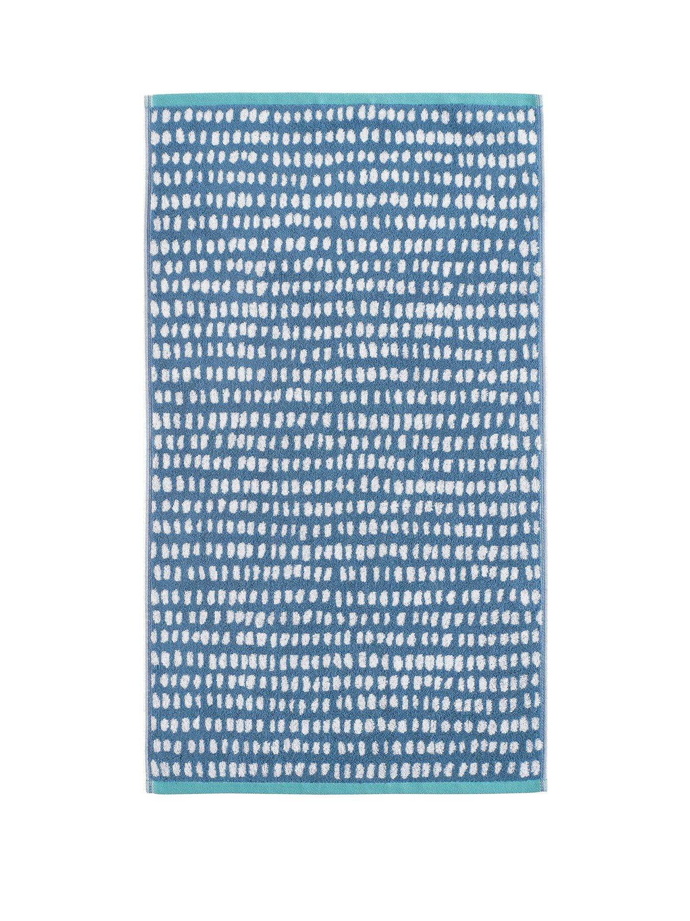 Image 2 of 5 of Copenhagen Home Arri 100% Cotton Towel Collection - Blue