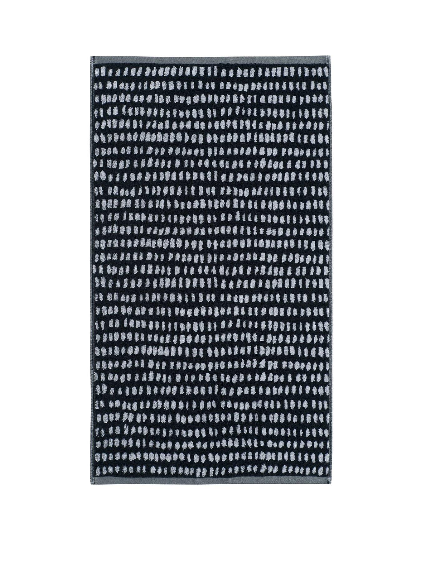 Image 2 of 4 of Copenhagen Home Arri 100% Cotton Towel Collection - Black