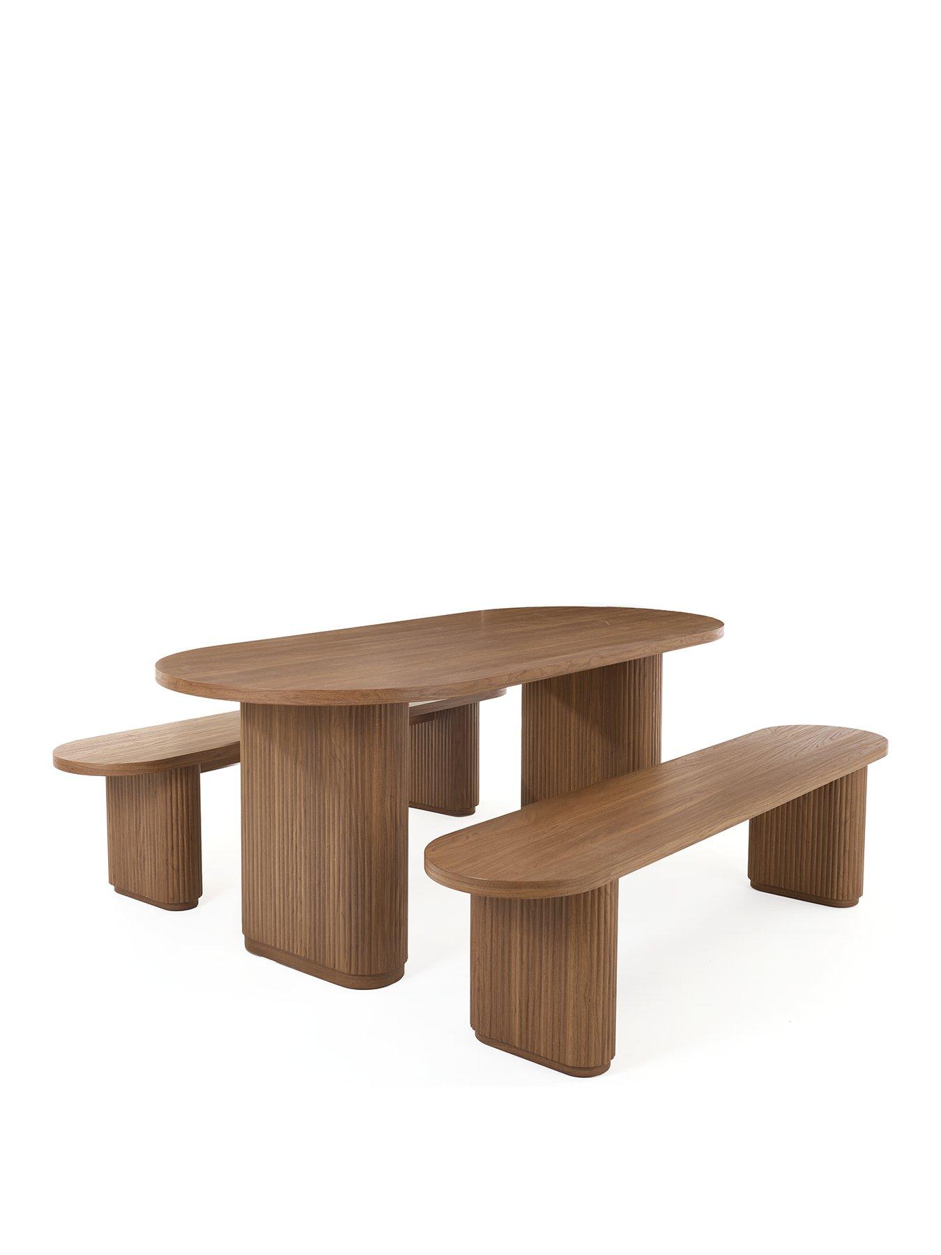 Image 3 of 7 of Very Home Carina Dining Table And Bench Set - FSC&reg; Certified