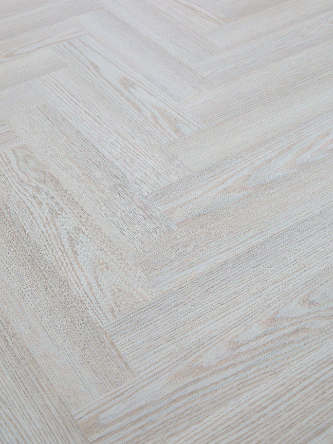 Image 4 of 6 of The Very Collection Kaia 160cm Brass Herringbone Dining Table - FSC&reg; Certified