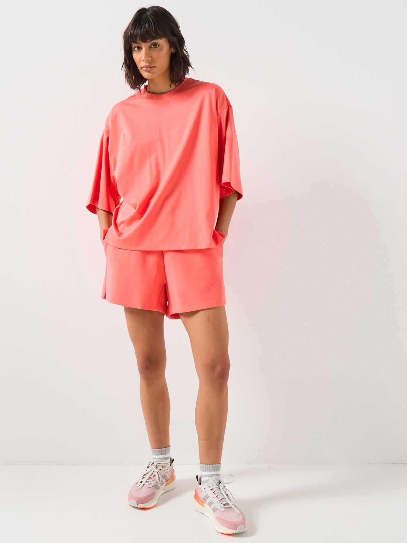 Adidas Sportswear Women'S All Szn Soft Lux Loose Tee - Pink