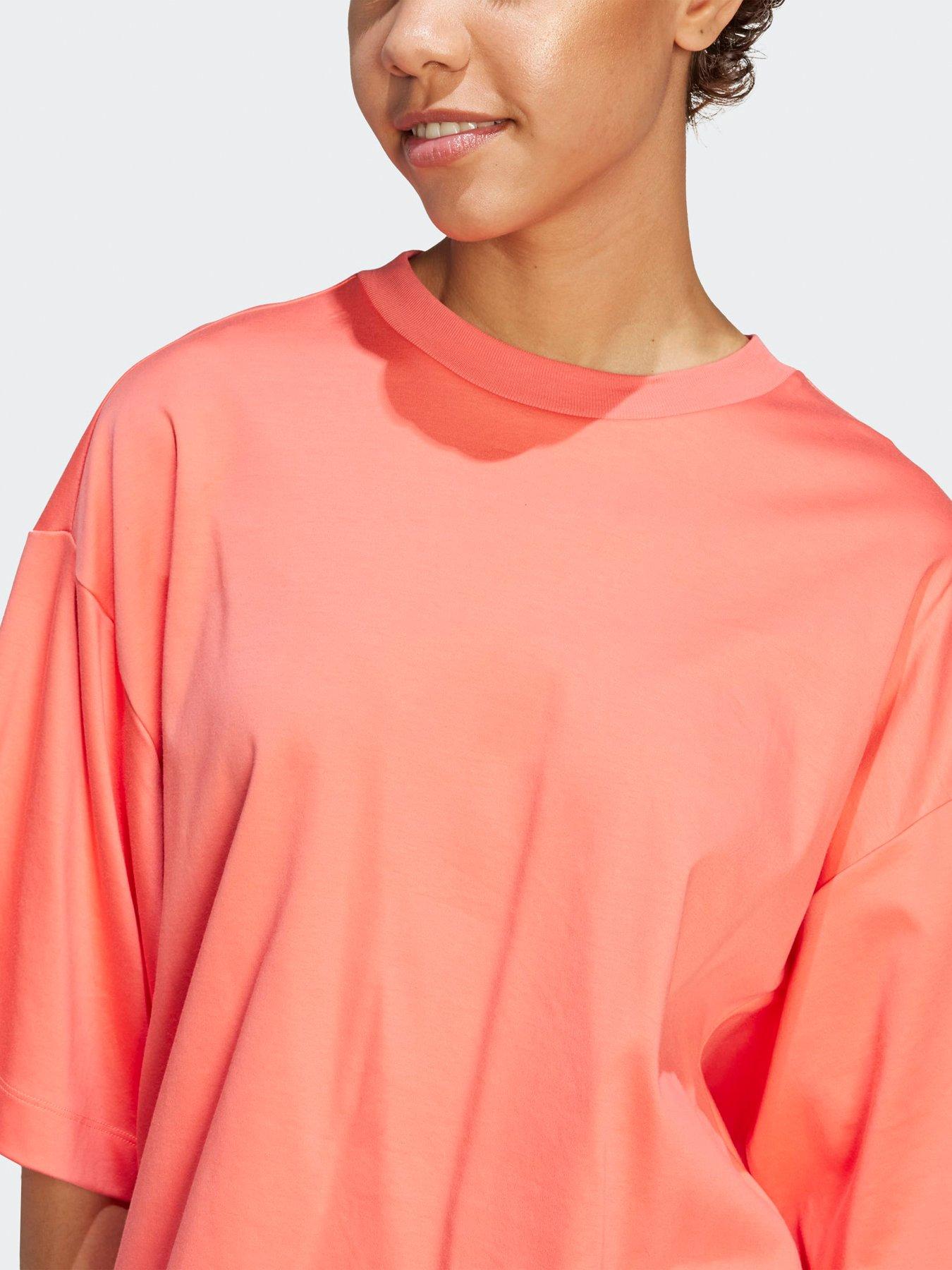 Image 4 of 6 of adidas Sportswear Women's All Szn Soft Lux Loose Tee - Pink